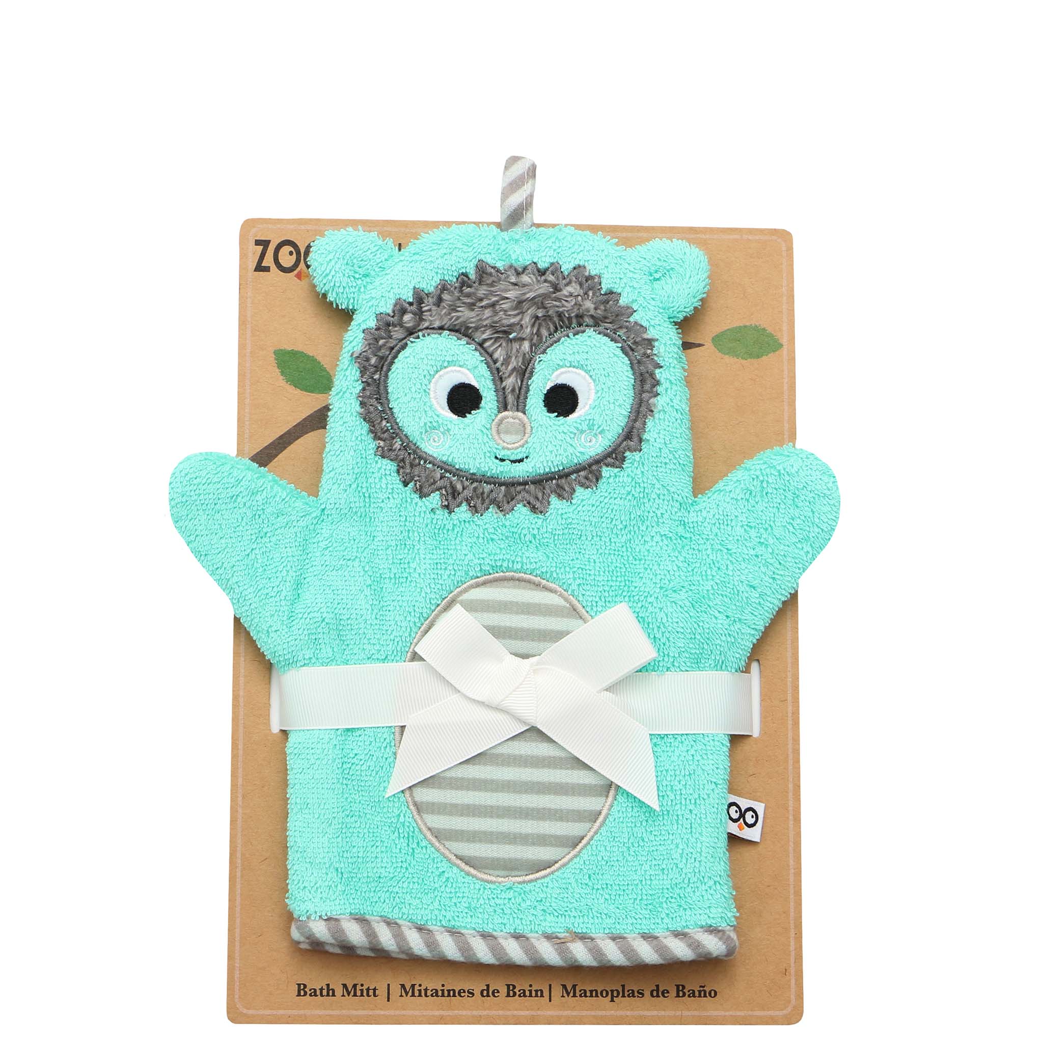 Baby Plush Terry Bath Mitt - Harriet The Hedgehog