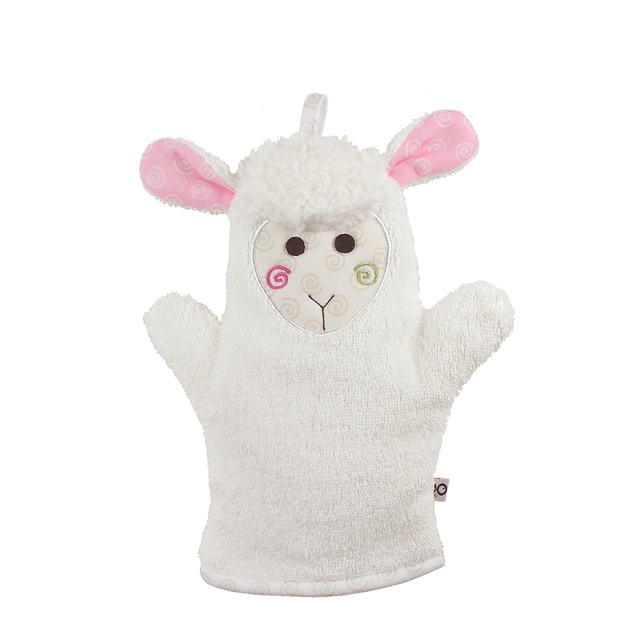 Baby Plush Terry Bath Mitt - Lola The Lamb