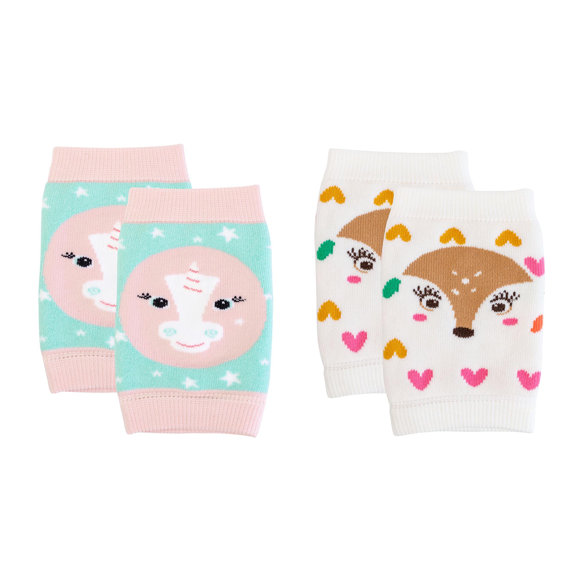 Baby Crawler Knee Pads (2 Pk) - Alicorn & Fawn