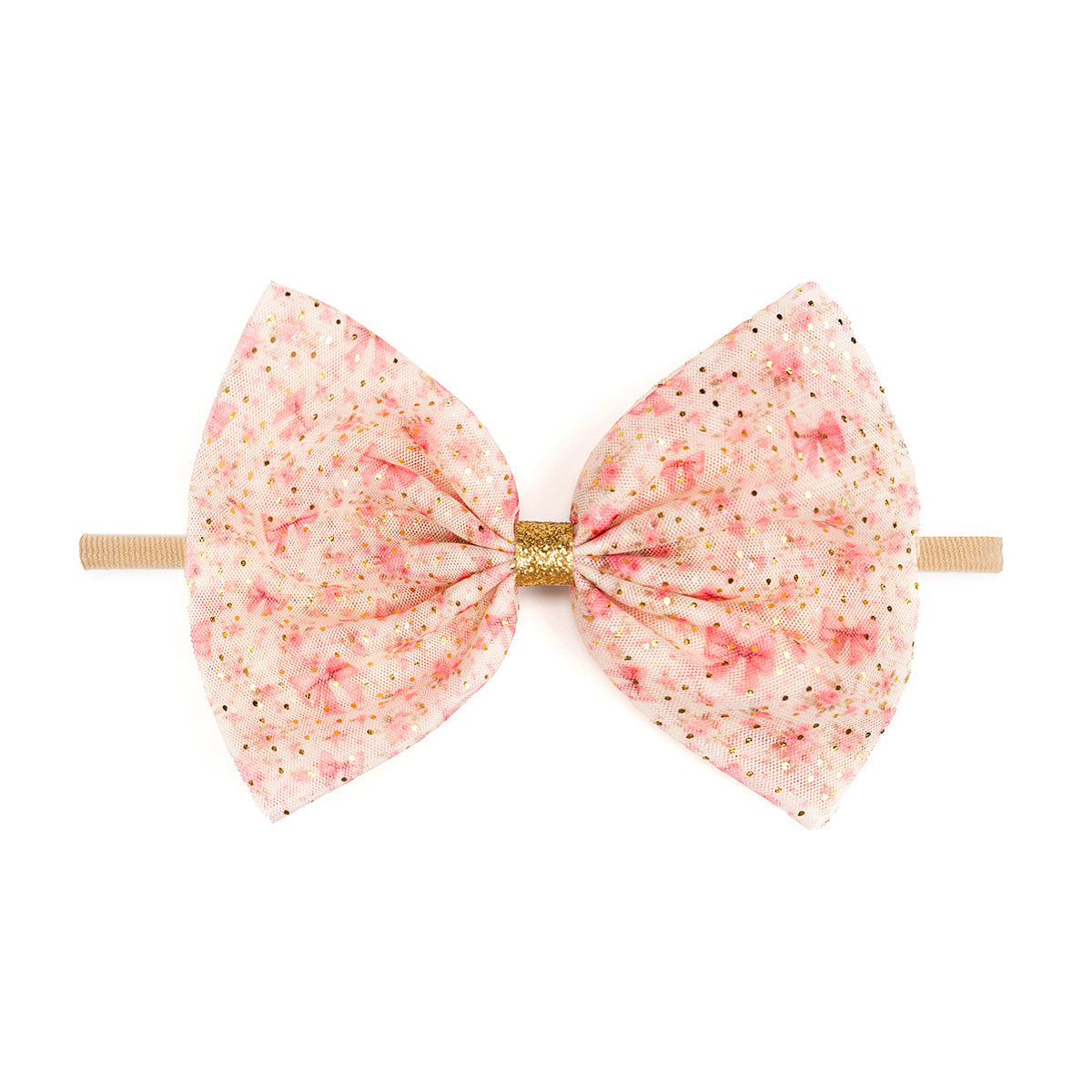 Ditsy Floral Tulle Bow Baby Headband