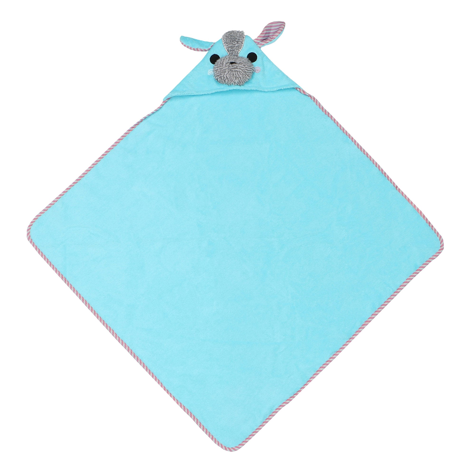 Baby Plush Terry Hooded Bath Towel - Yoko The Yorkie