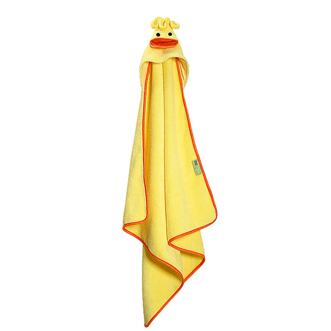 Baby Plush Terry Hooded Bath Towel - Puddles The Duck