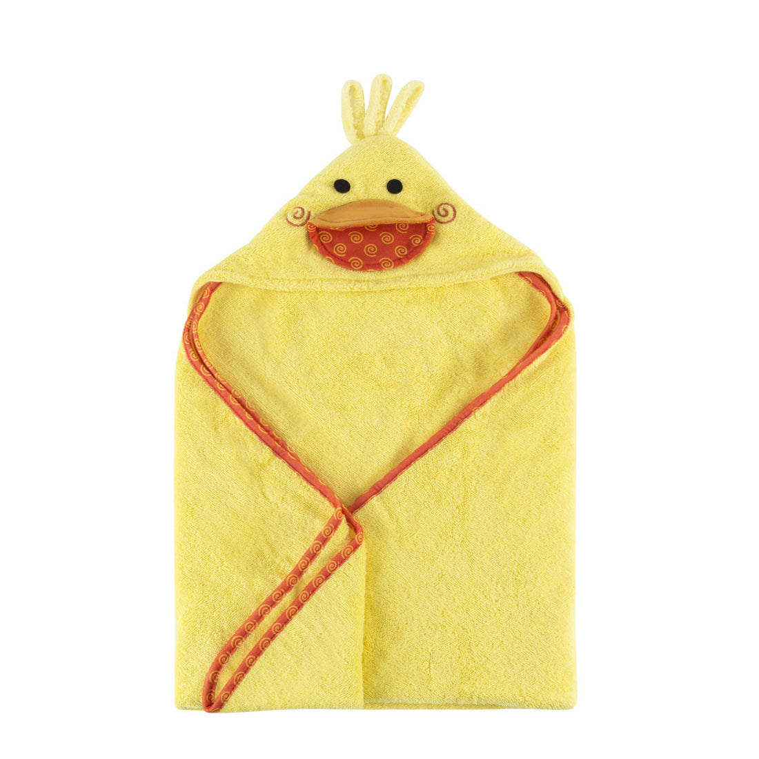 Baby Plush Terry Hooded Bath Towel - Puddles The Duck
