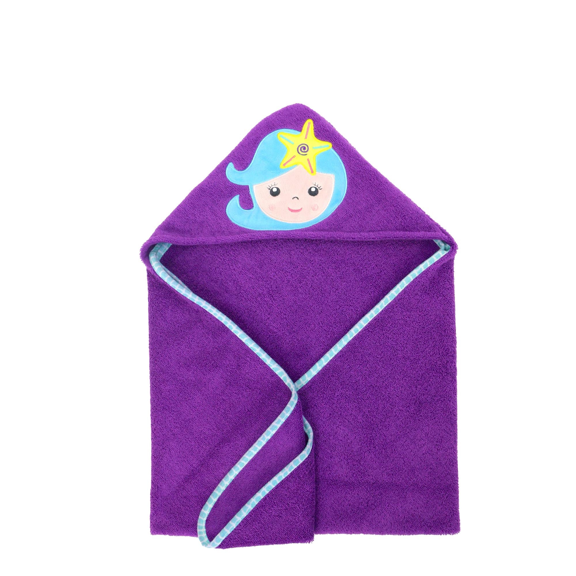 Baby Plush Terry Hooded Bath Towel - Maya The Mermaid