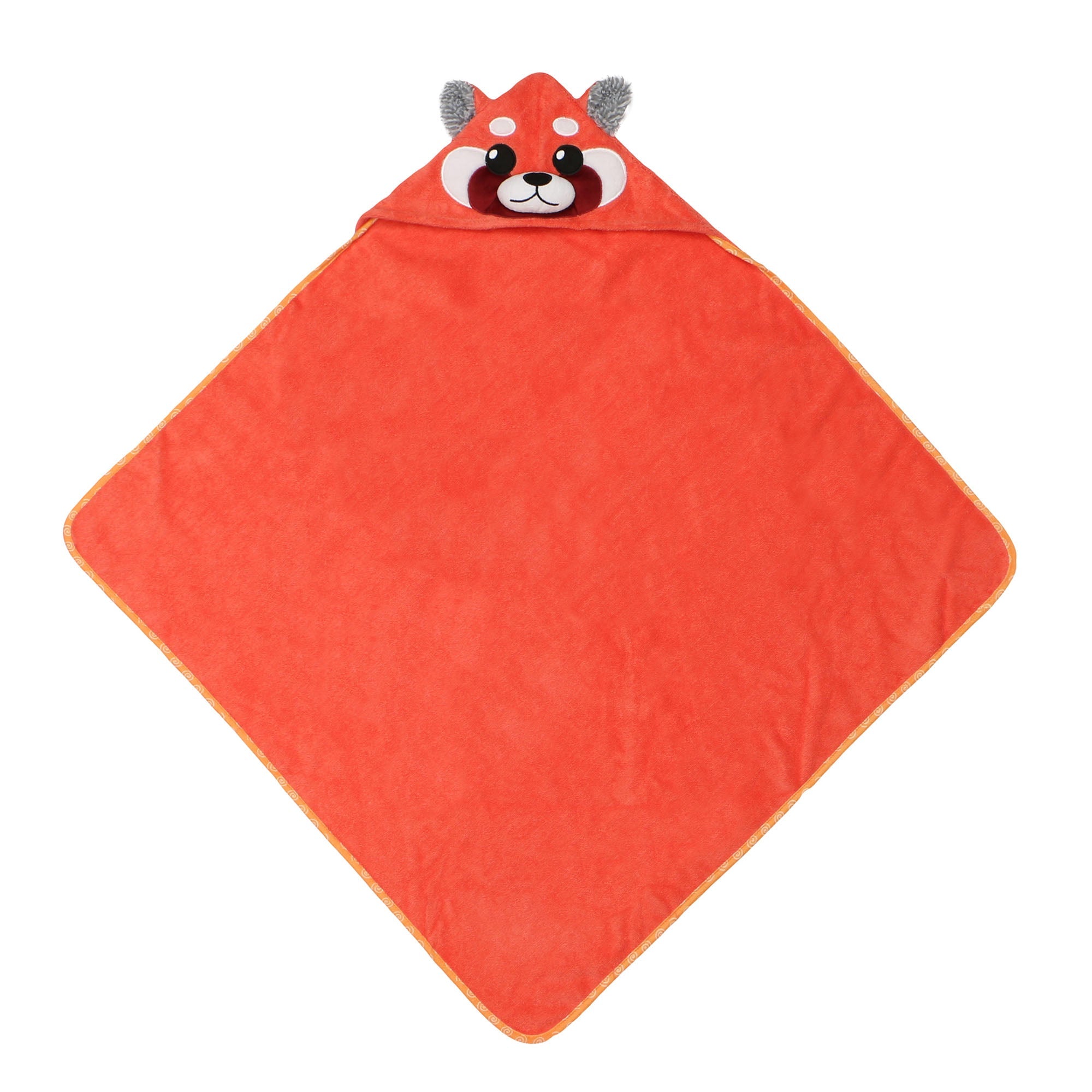 Baby Plush Terry Hooded Bath Towel - Remi The Red Panda