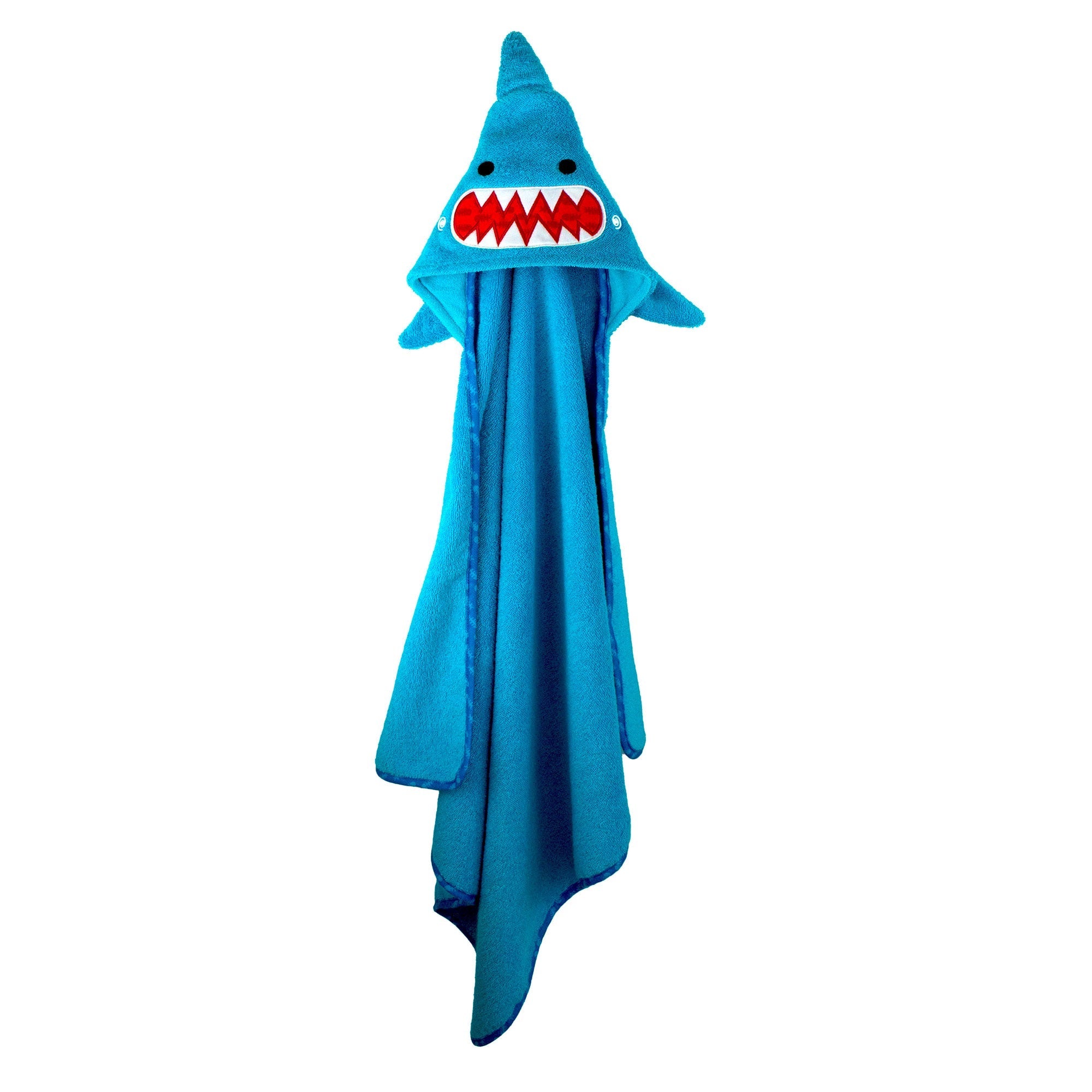 Baby Plush Terry Hooded Bath Towel - Sherman The Shark