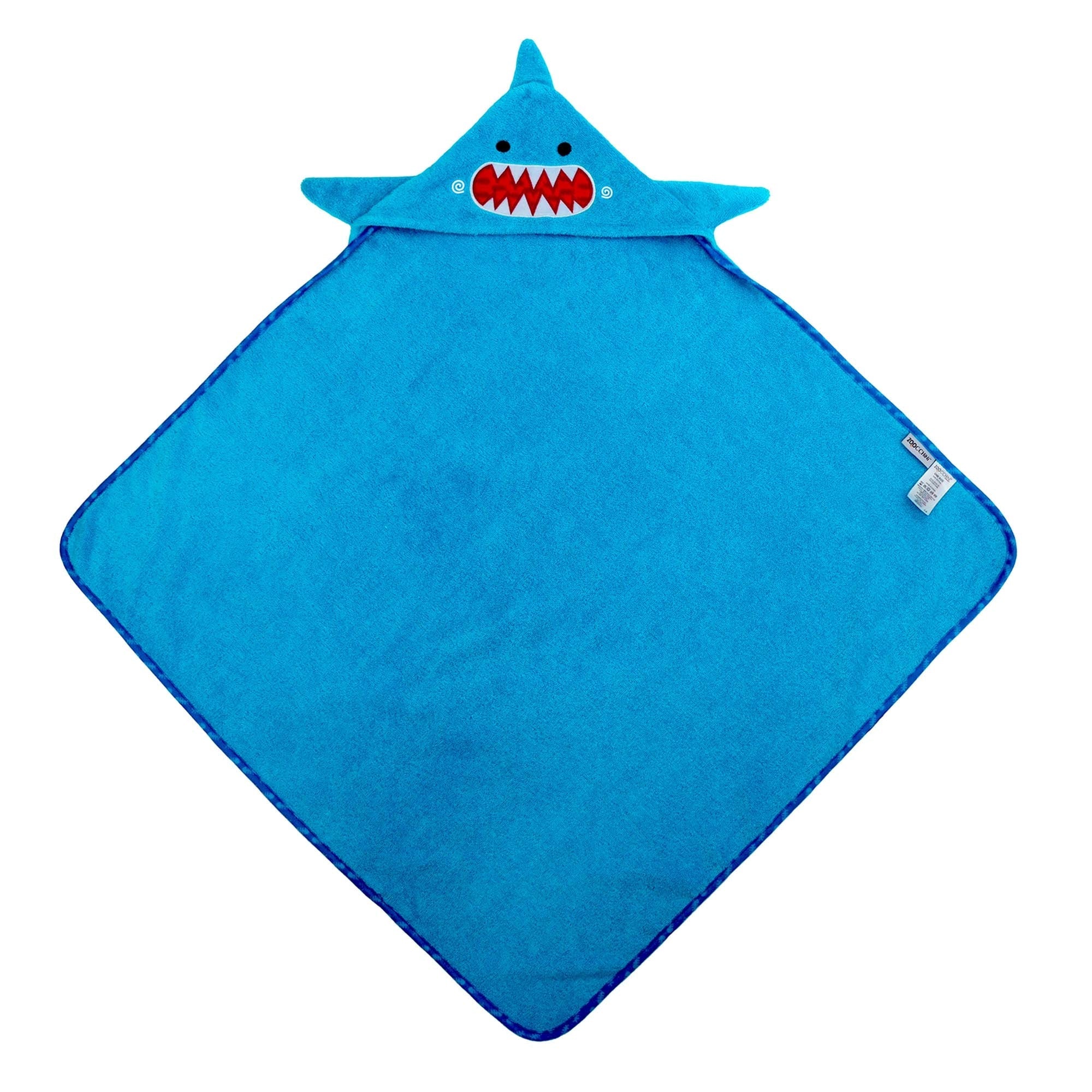 Baby Plush Terry Hooded Bath Towel - Sherman The Shark