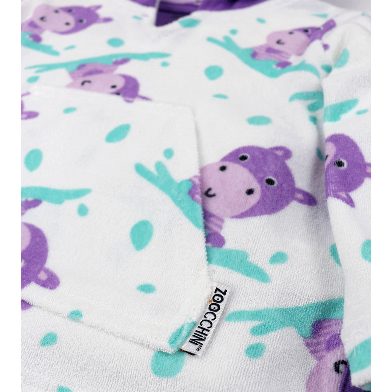 Baby Terry Swim Coverup - Harper The Hippo