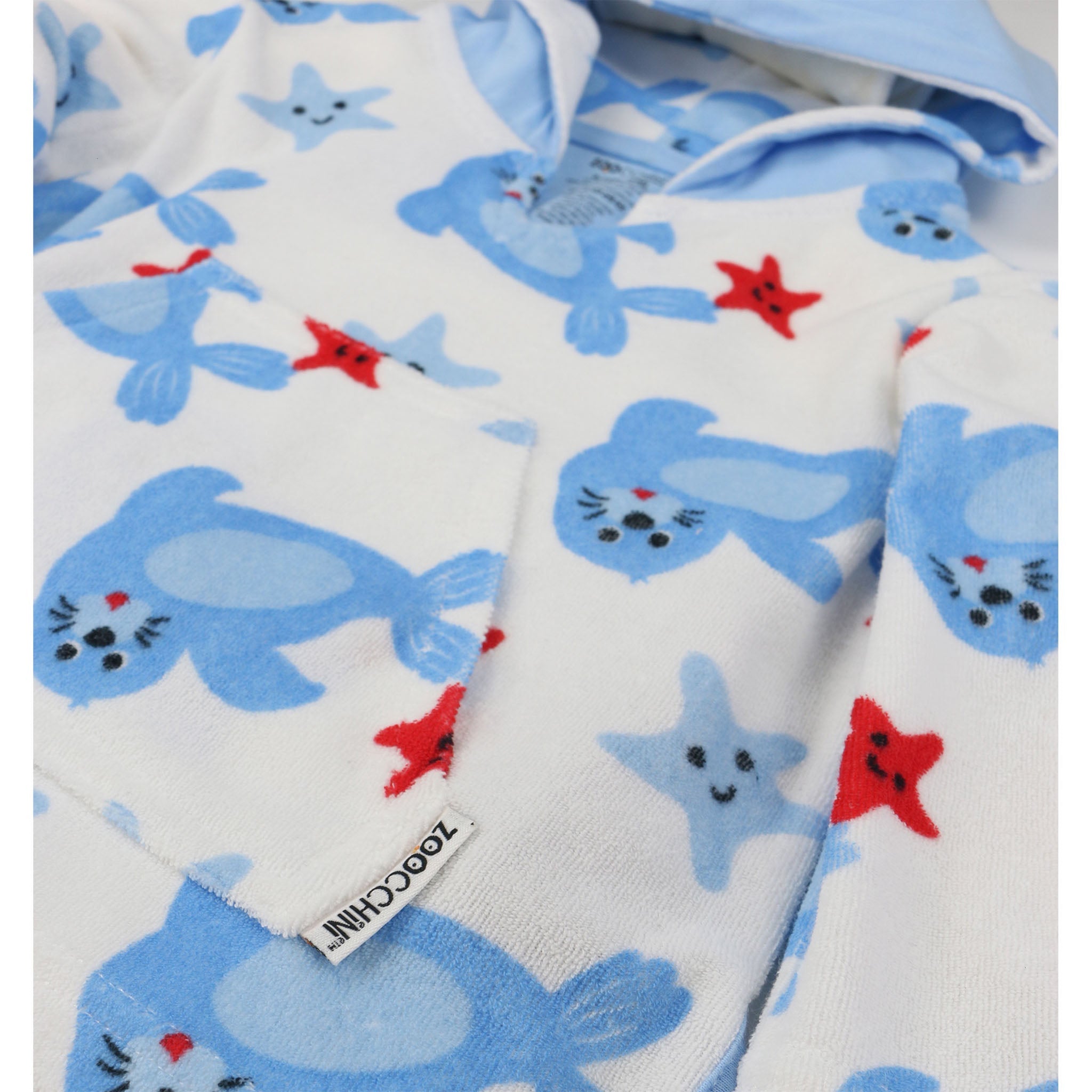 Baby Terry Swim Coverup - Sunny The Seal