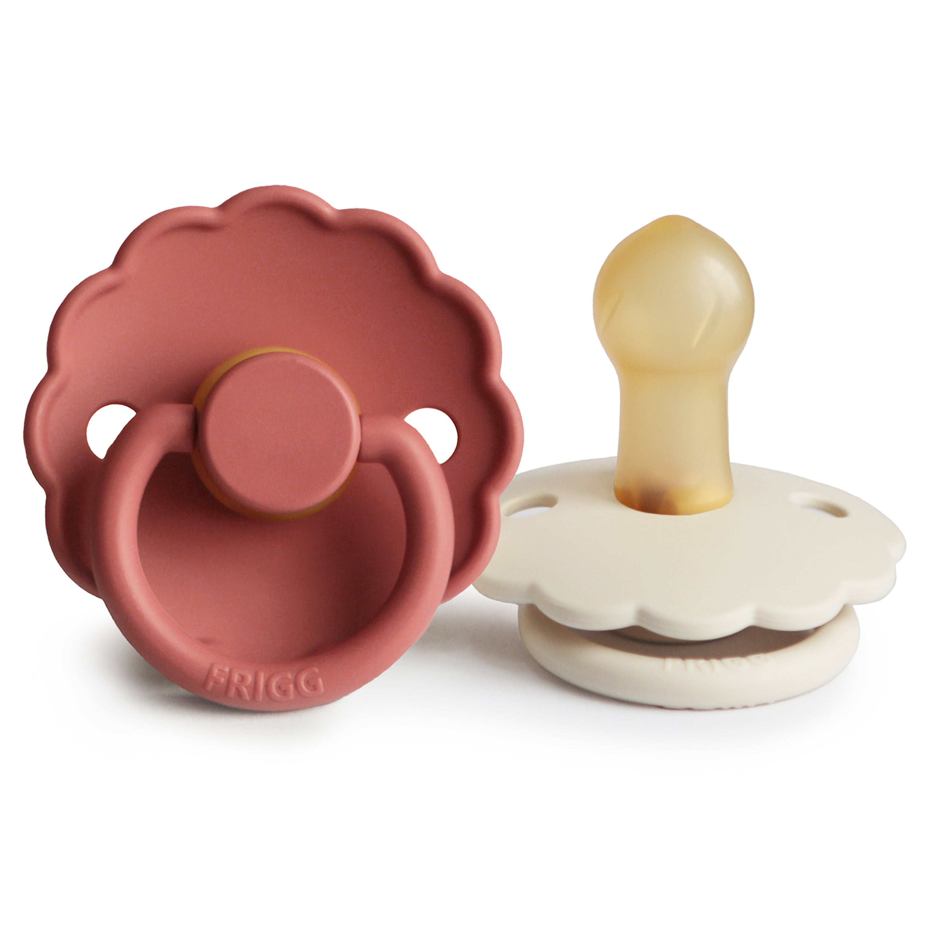 Frigg Daisy Natural Rubber Pacifier 2-pack