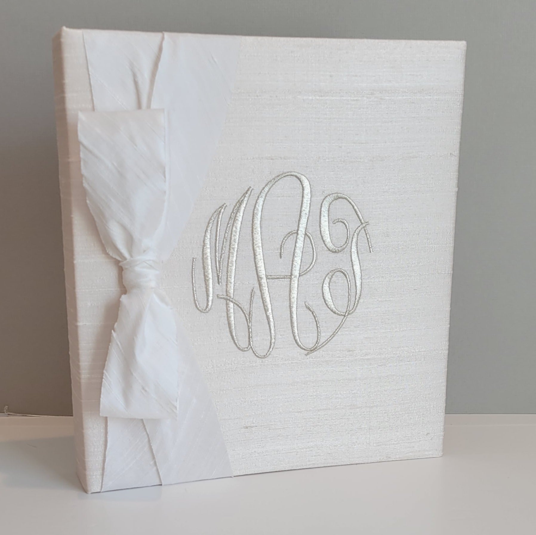 Baby Memory Book - Ballerina Silk (w/ Satin Bow)