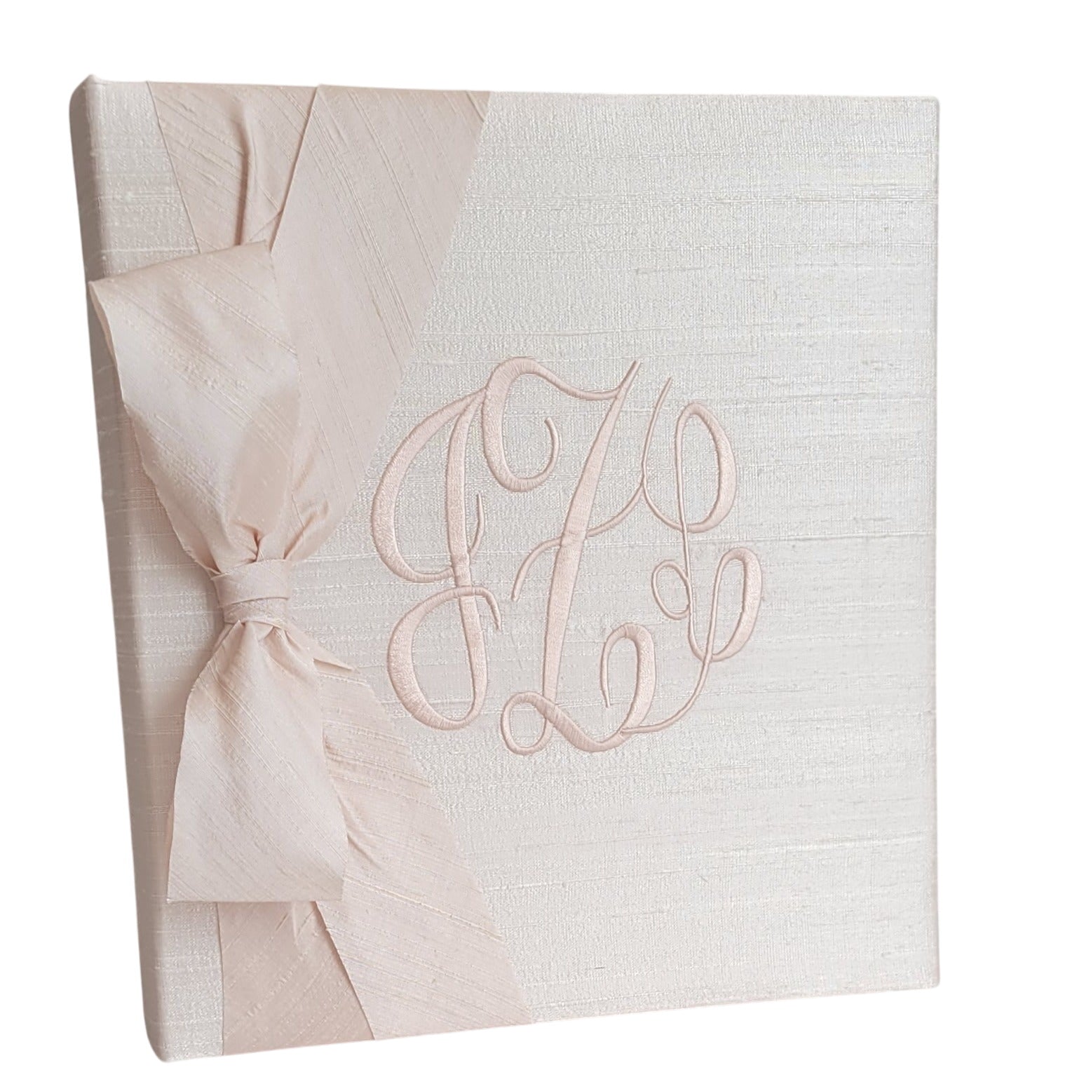 Baby Memory Book - Ballerina Silk (w/ Silk Bow)