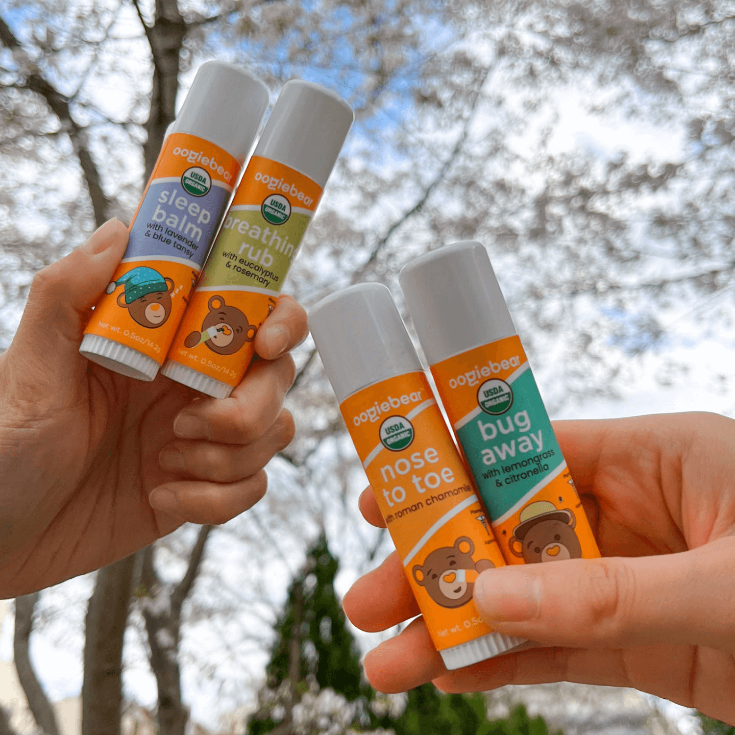 Oogiebear 4-pack Balm Collection