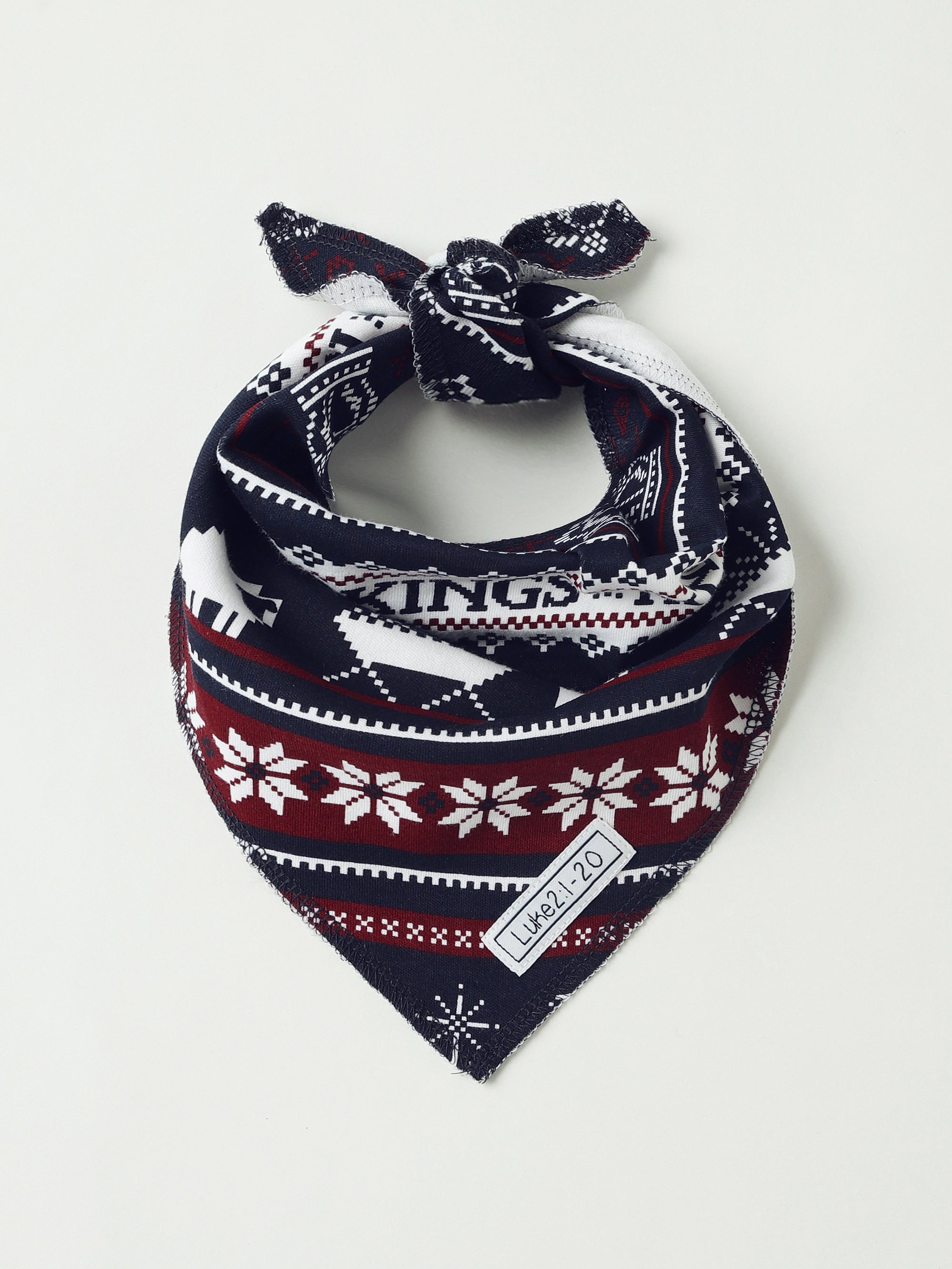 King Of Kings Midnight Blue Pet Bandana Cotton