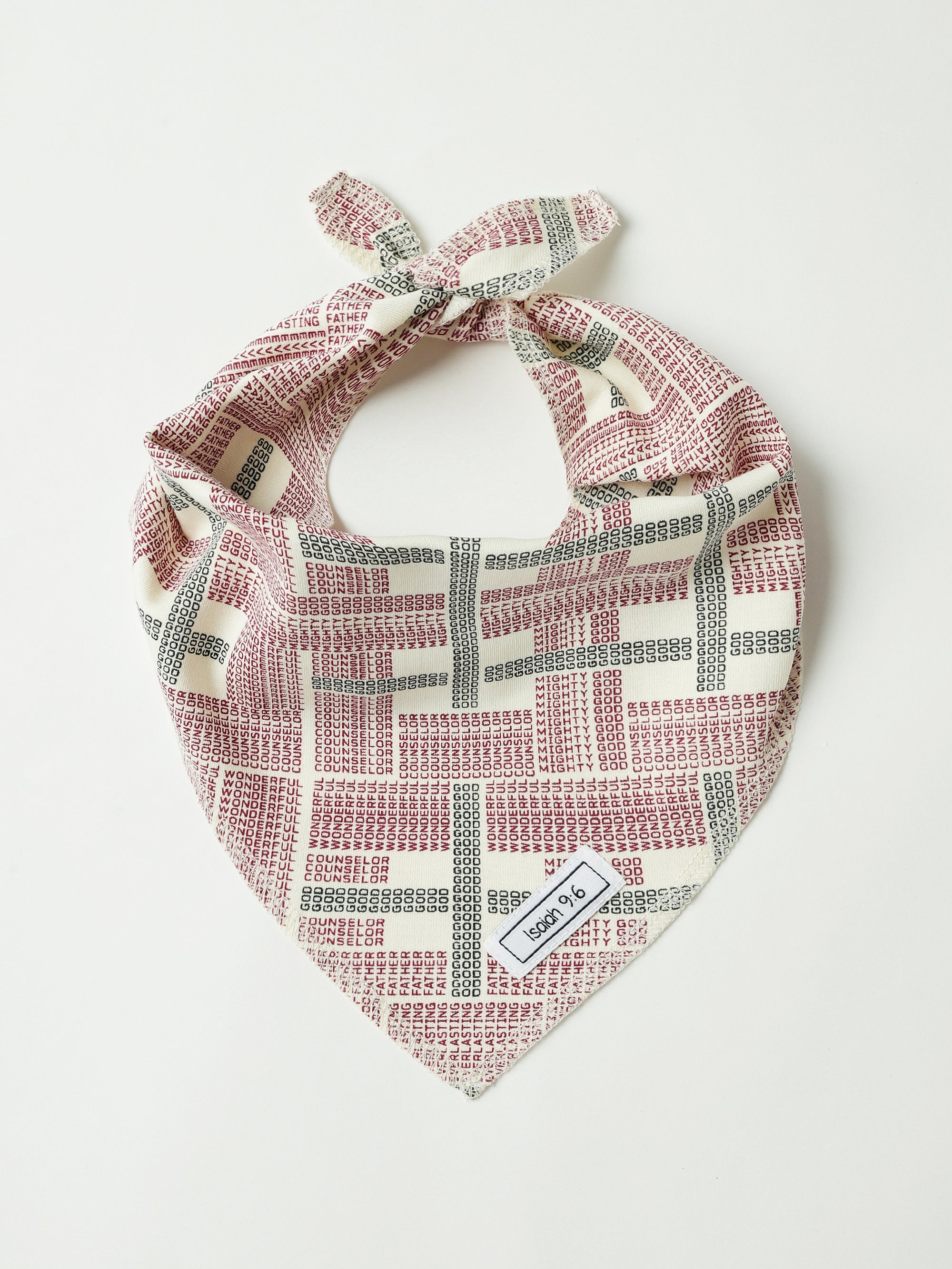 Prophecy Plaid Pet Bandana Cotton