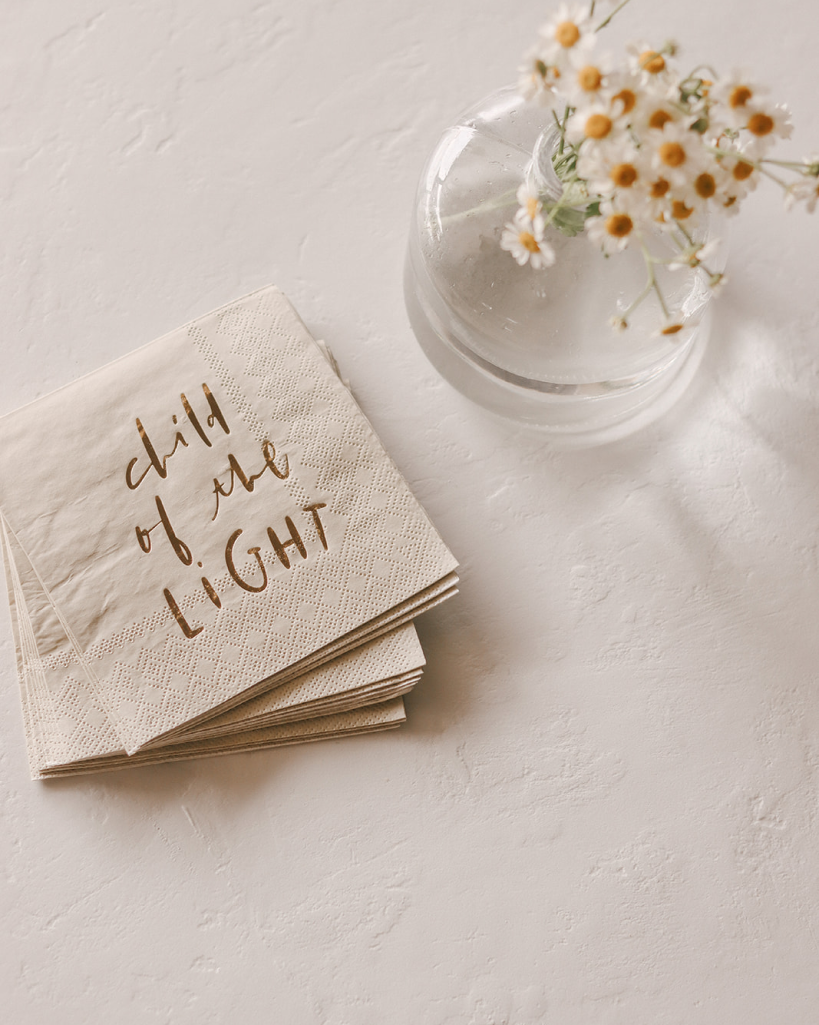 Child Of The Light Cocktail Napkins