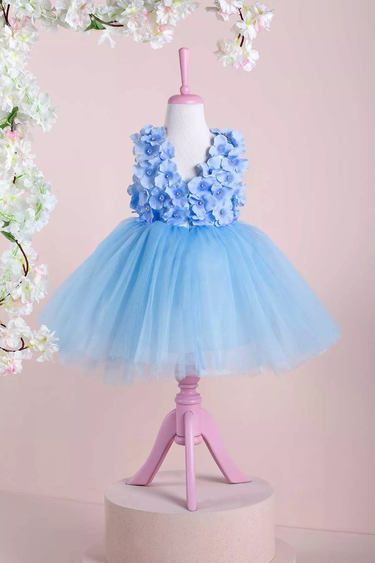 Barbara Baby Blue Party Dress