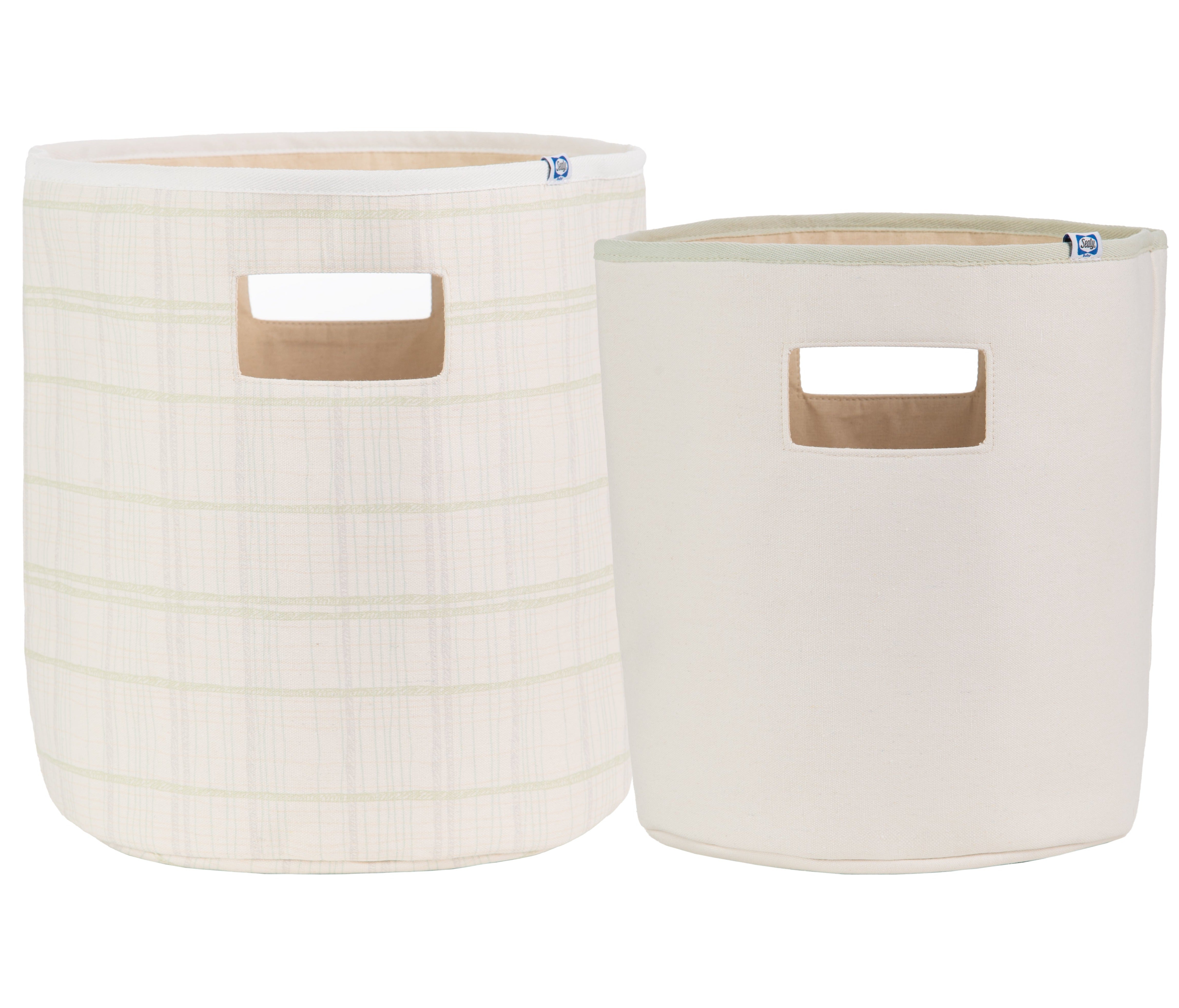 Sealy Baby Soft Storage - Plaid And Mint