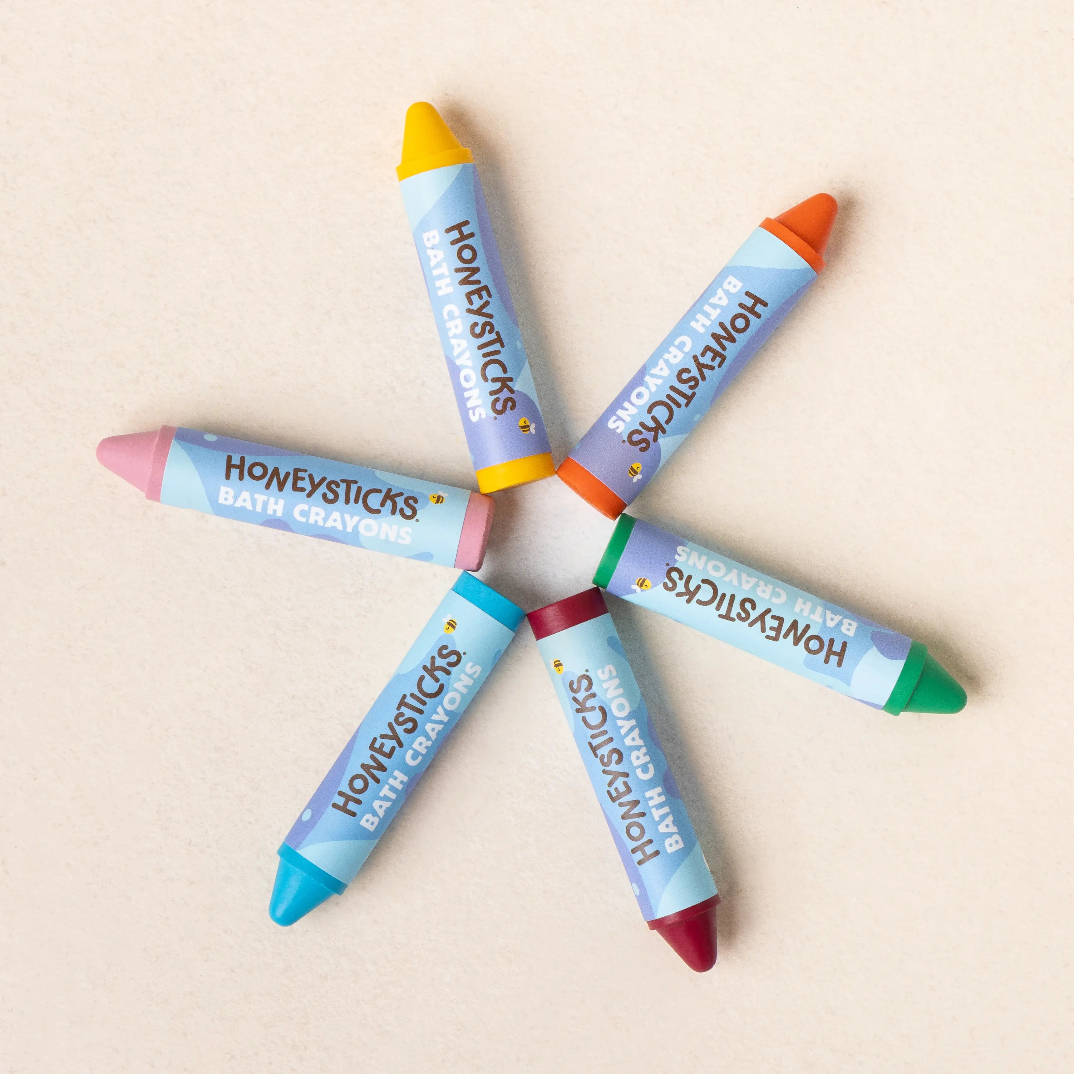 Honeysticks Bath Crayons Super Jumbos 6pk