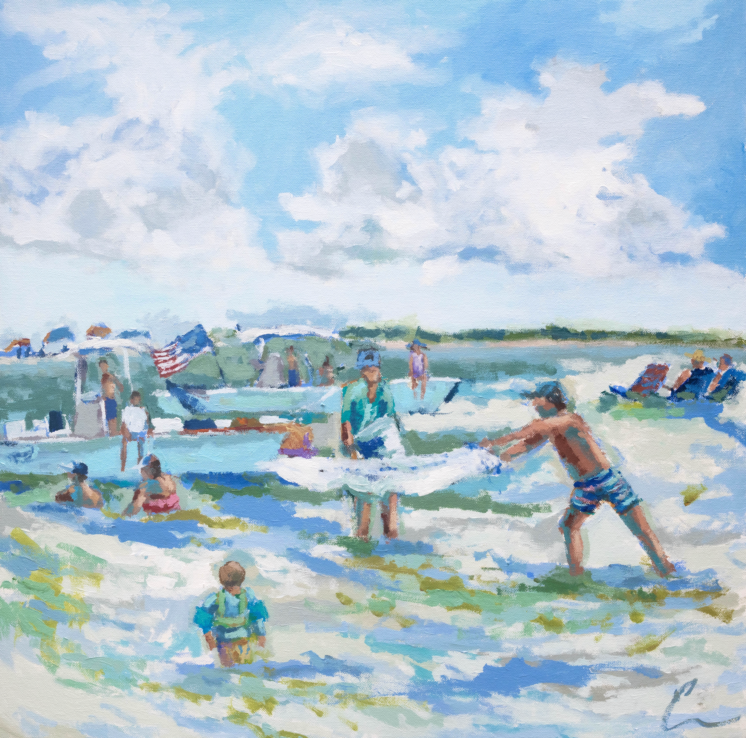 Beached Gathering Print