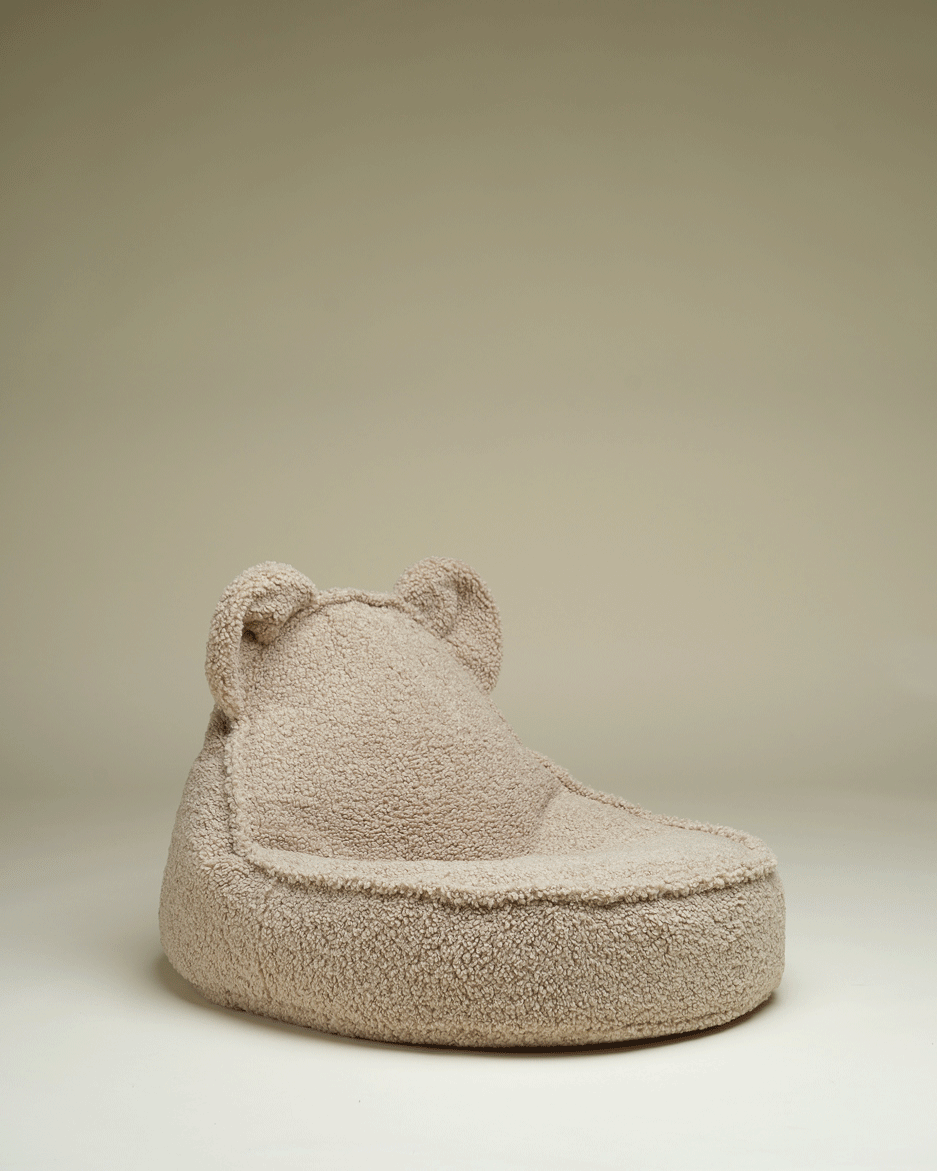 Dusty Beige Bear Beanbag Extra Cover