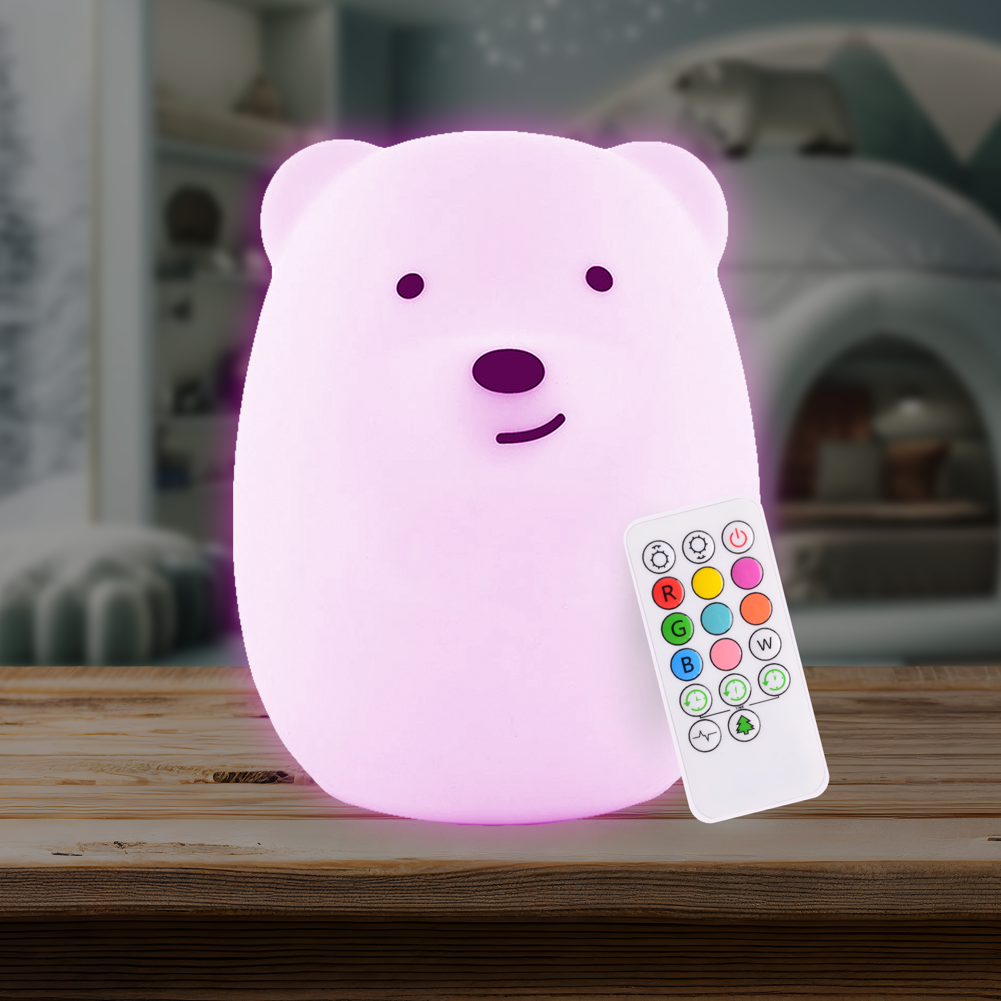 Lumipets® Benny The Bear- Children's Touch Night Light
