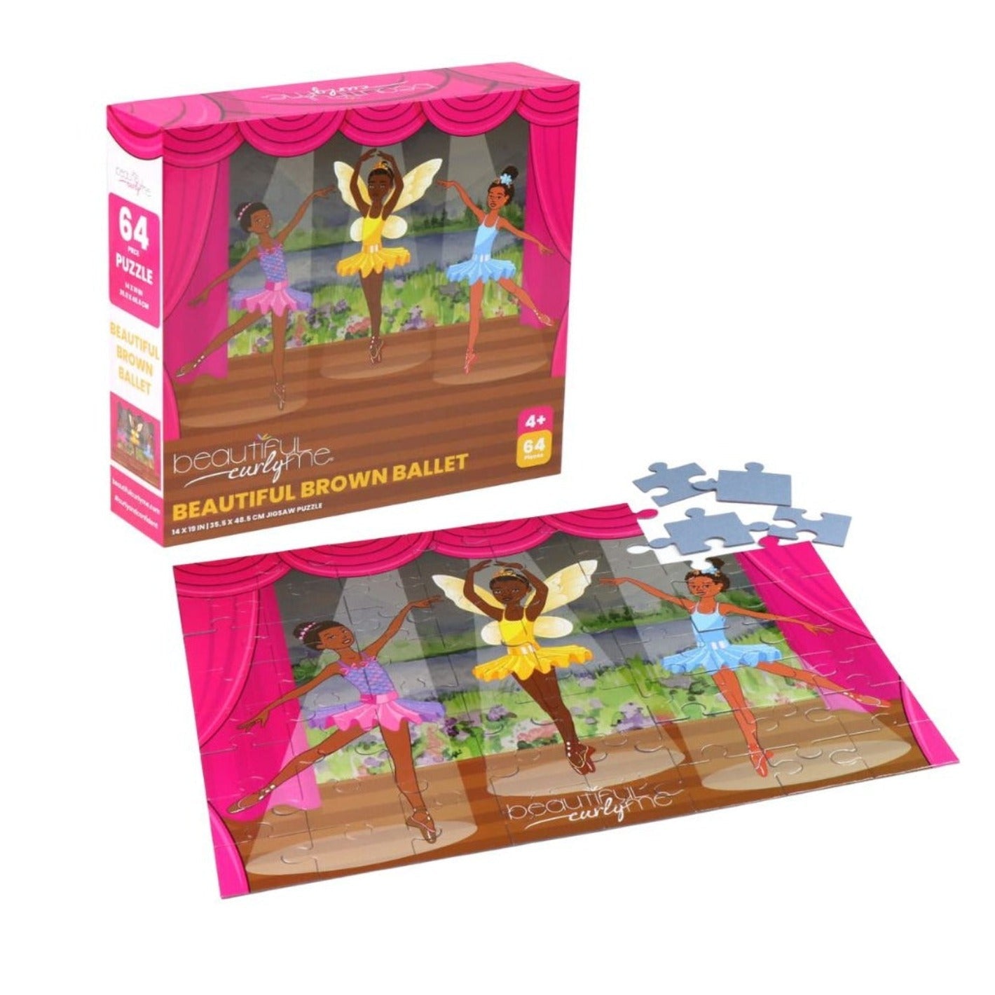 Beautiful Brown Ballet - 64 Piece Steam Jigsaw Puzzle
