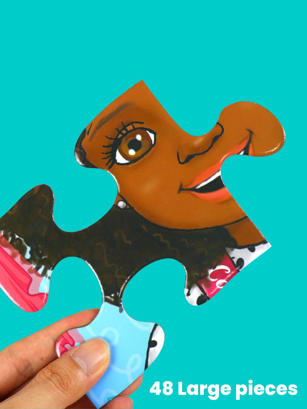 Bella's Affirmations 3 Foot Giant 48-piece Floor Jigsaw Puzzle & Poster