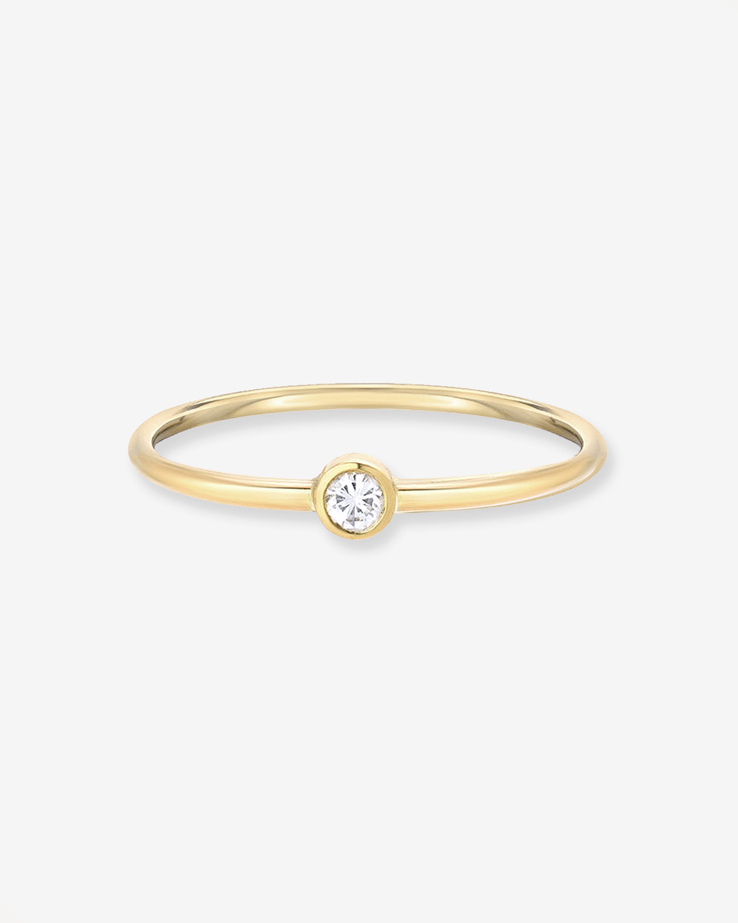 Bezel Diamond Ring