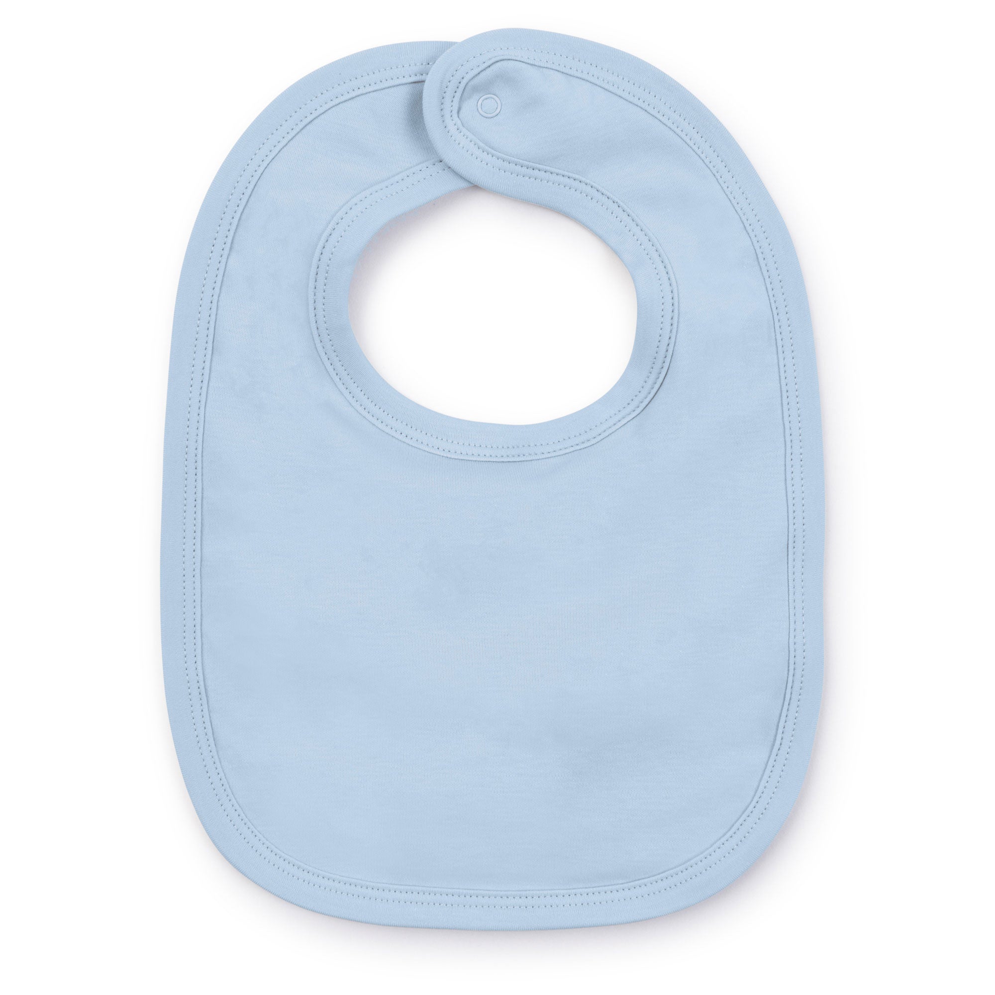 Plain Edge Bib Light Blue