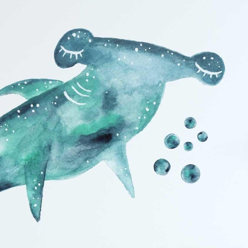 Big Shark Wall Decals