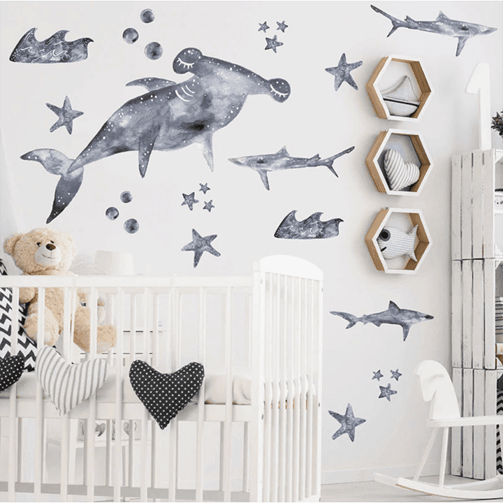 Big Shark Wall Decals