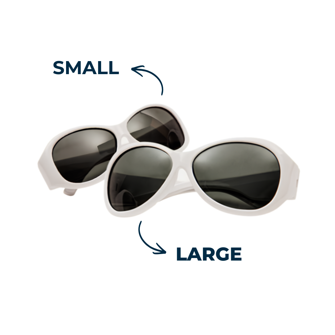 Big & Little Kids Matching Wrap Around Sunglasses - Retro Shape