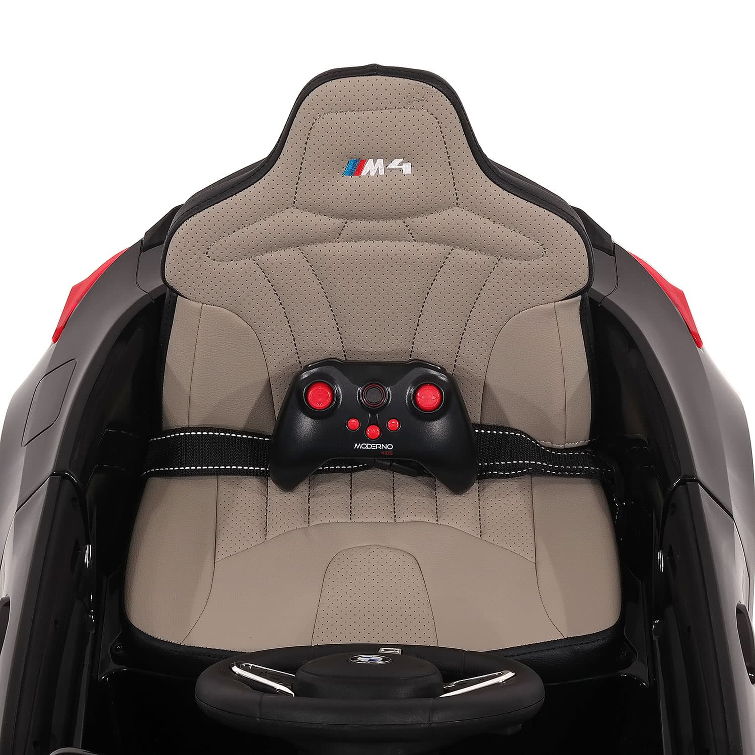 Bmw M4 12v Kids Ride-on Car With R/c Parental Remote | Red