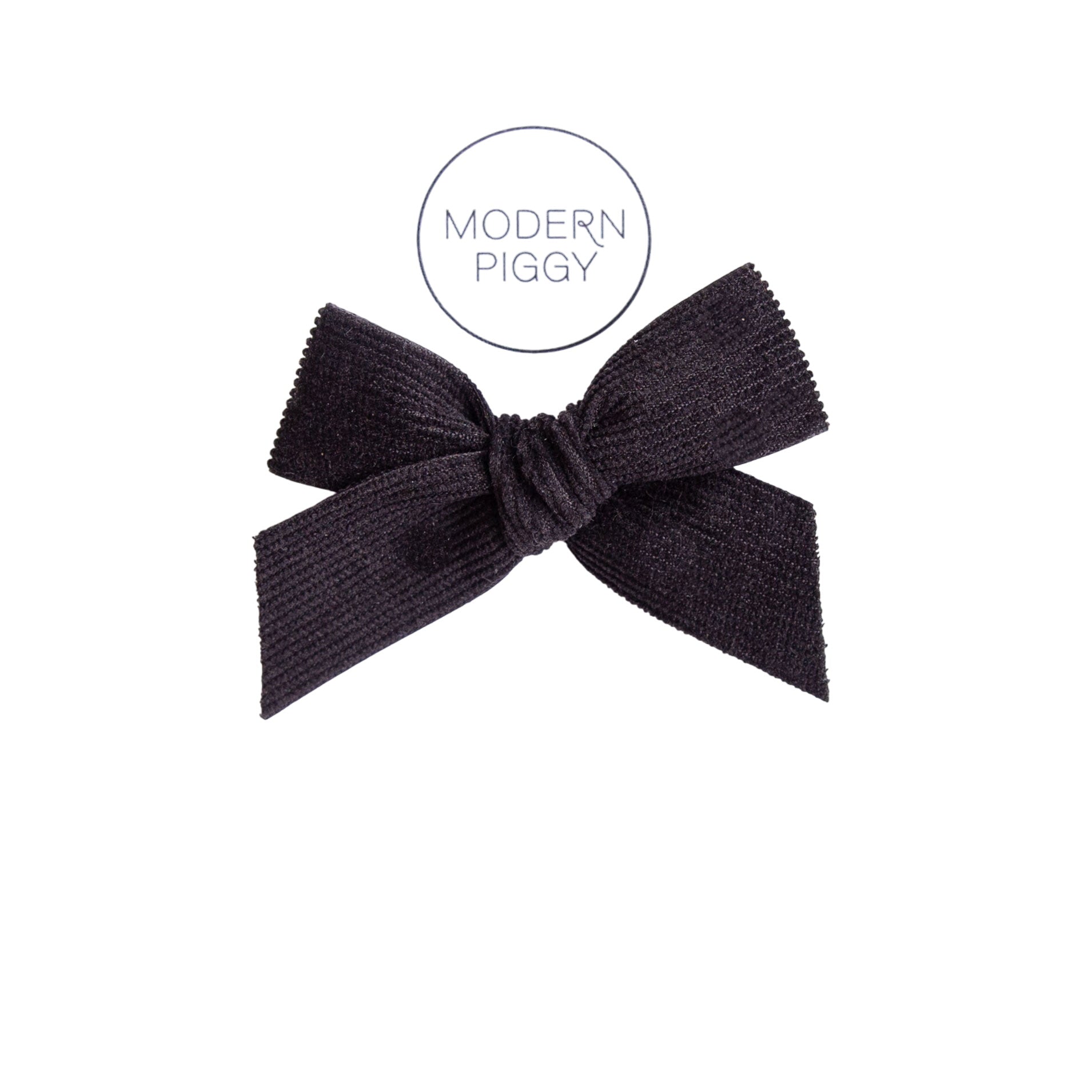 Ink | Corduroy Ribbon Bow
