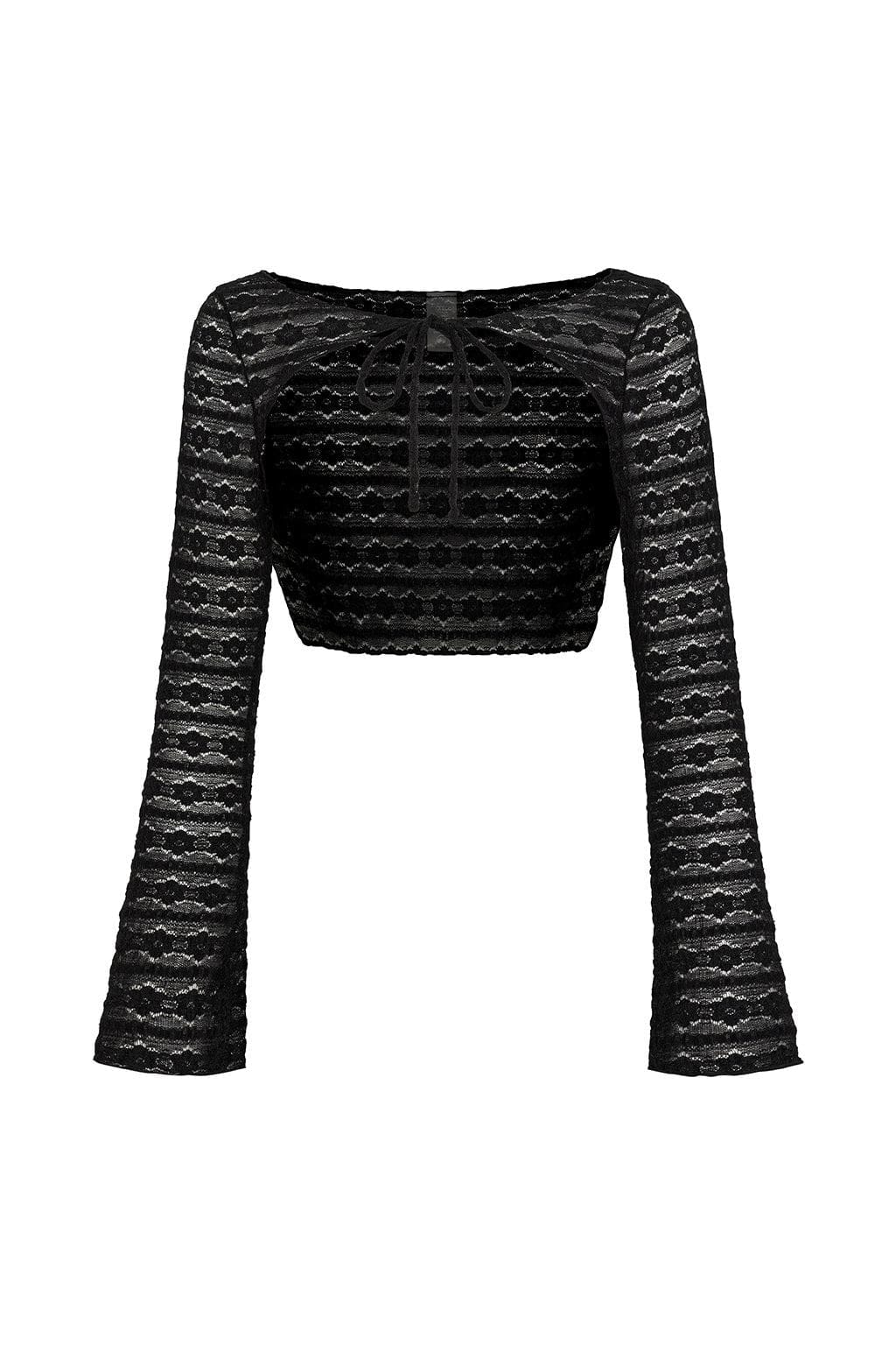 Black Daisy Lace Nia Top