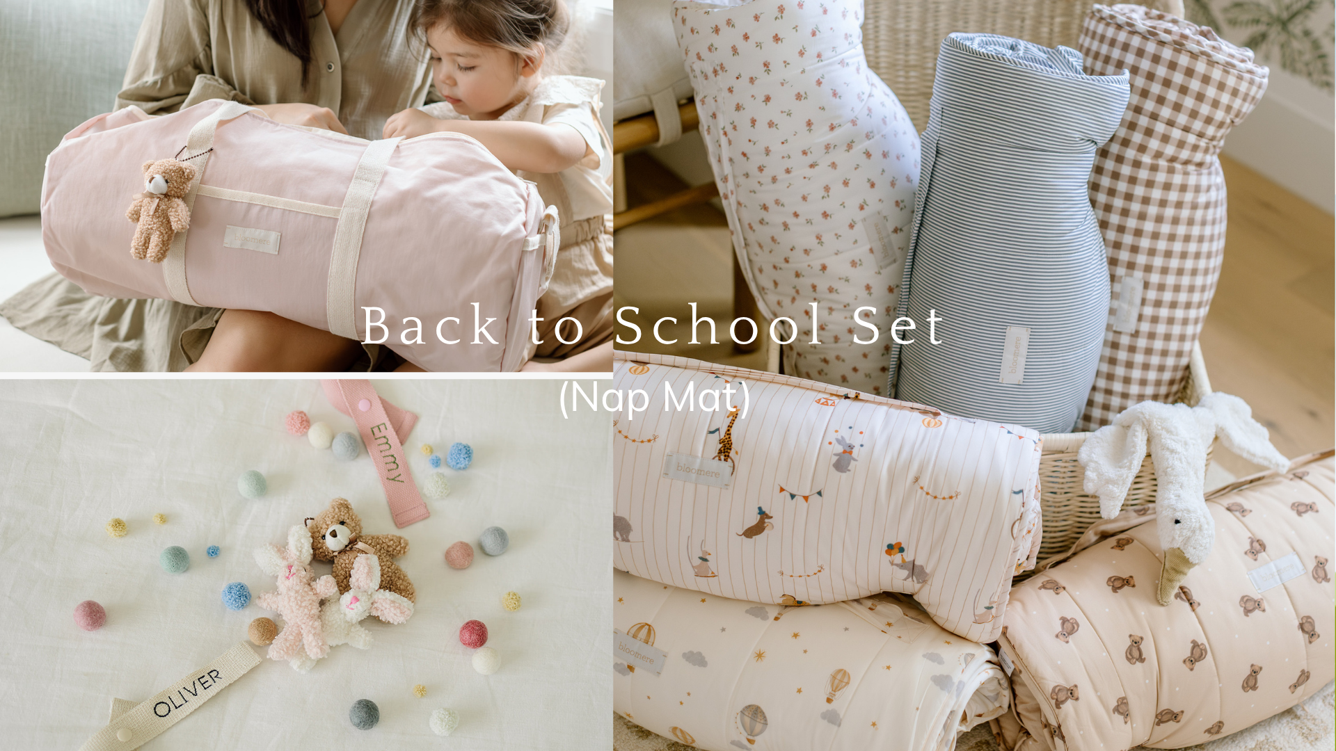 Back To School Set- Organic Nap Mat