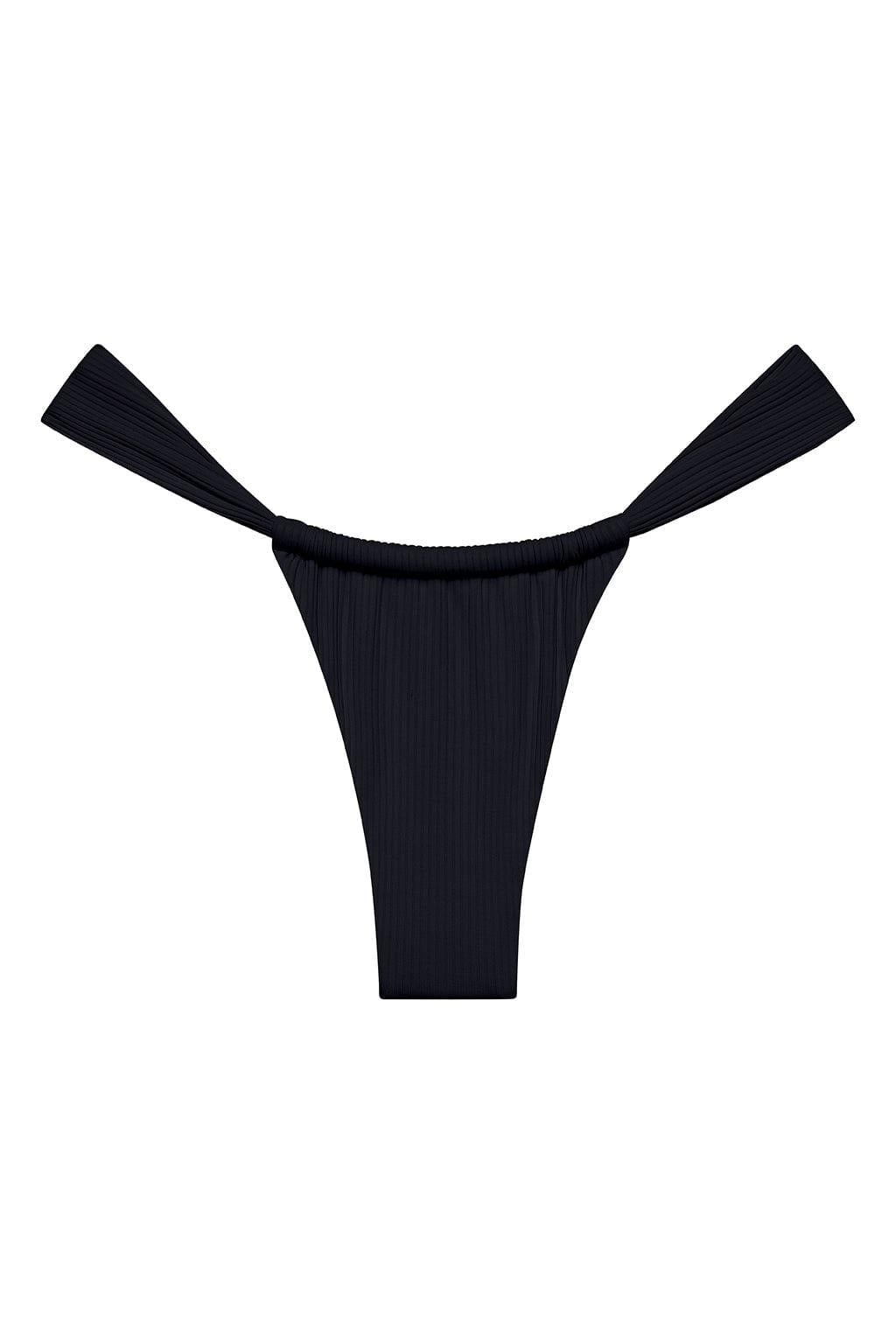 Black Rib Sandra Bikini Bottom