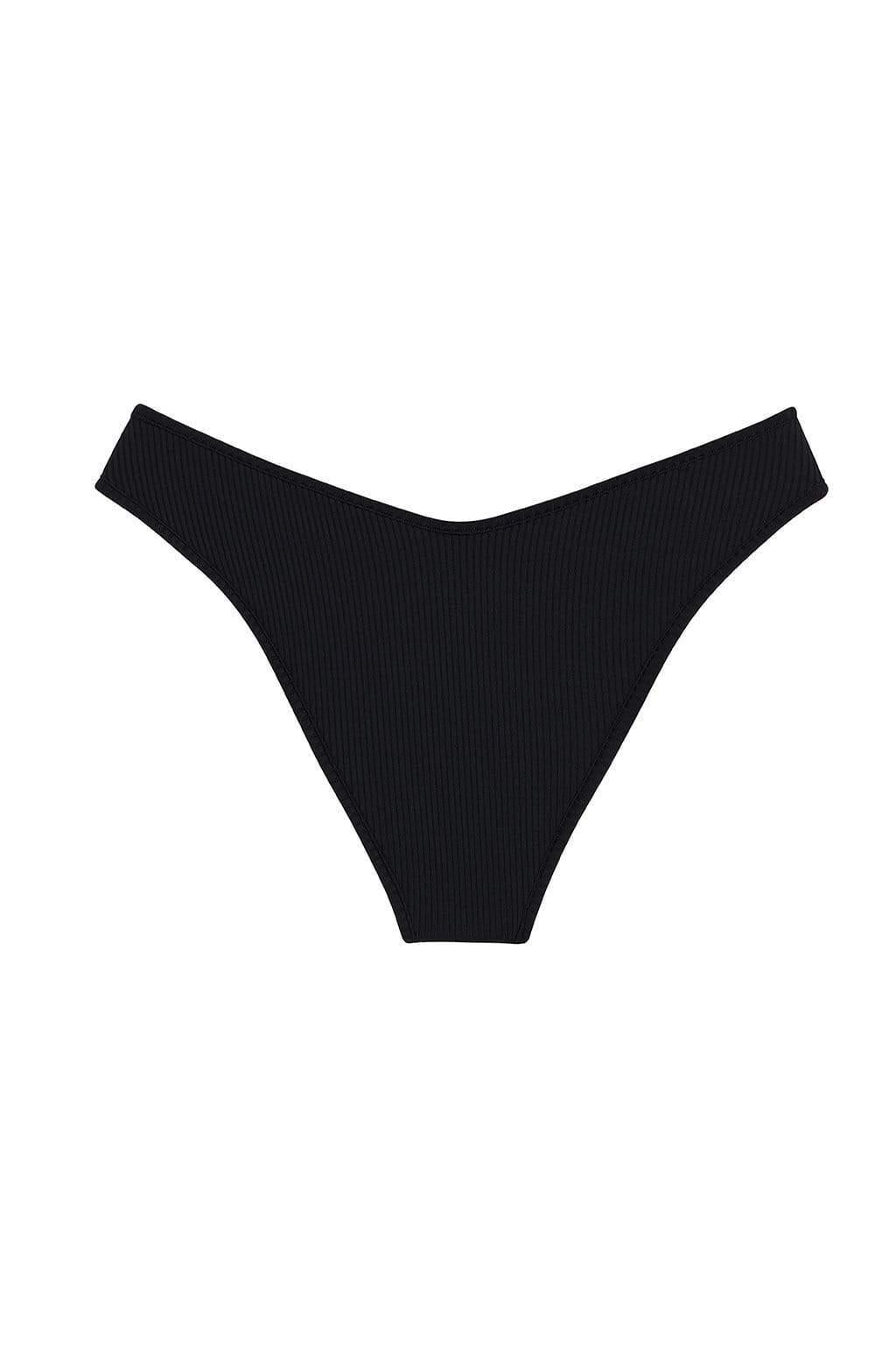 Black Rib Lulu Bikini Bottom