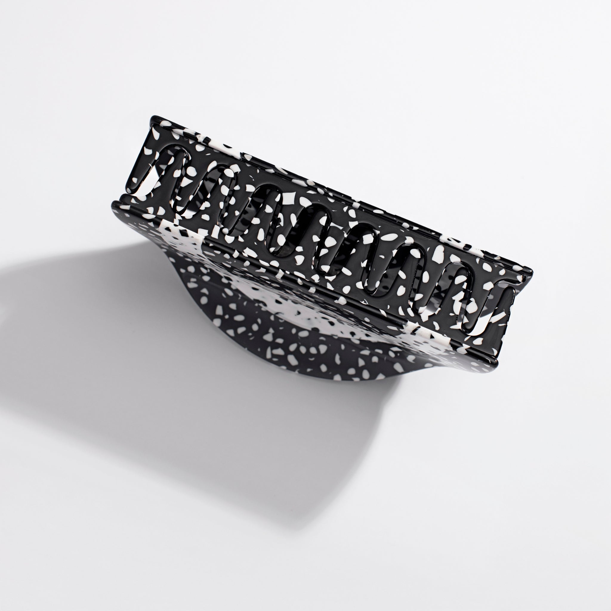 Black And White Rainbow Hair Claw