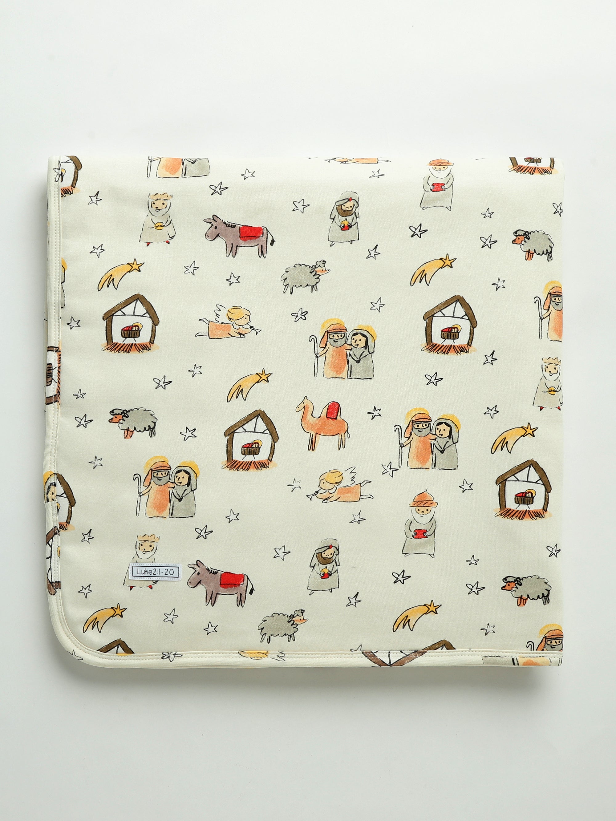 Away In A Manger Blanket Cotton