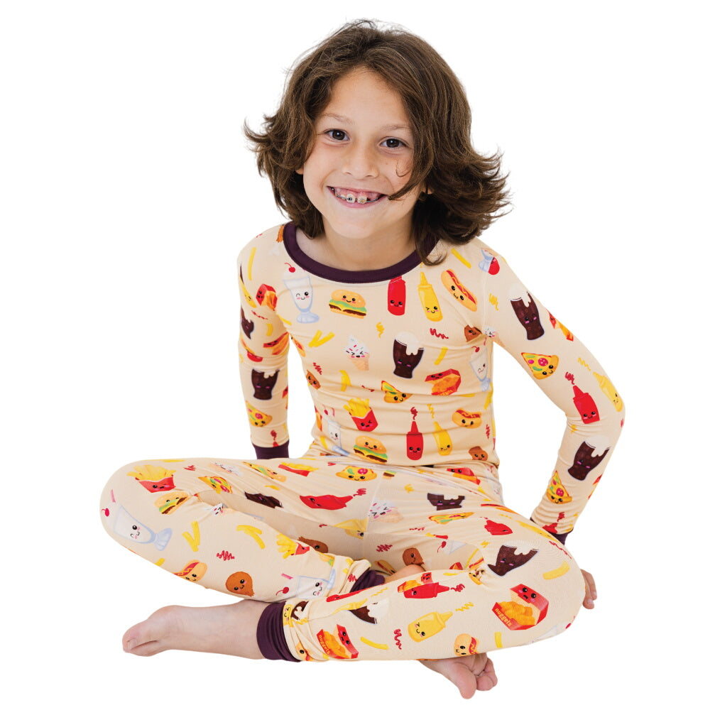 Blissful Bites Long Sleeve Pajamas