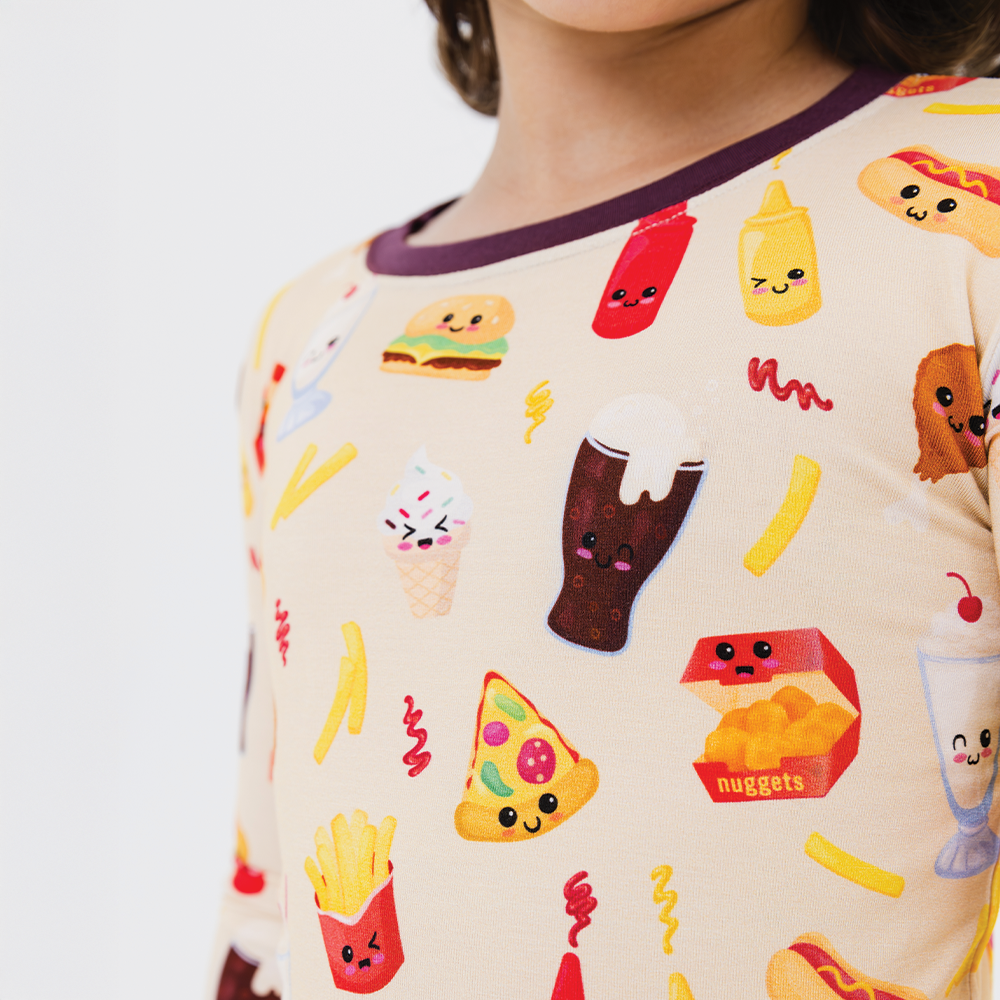 Blissful Bites Long Sleeve Pajamas