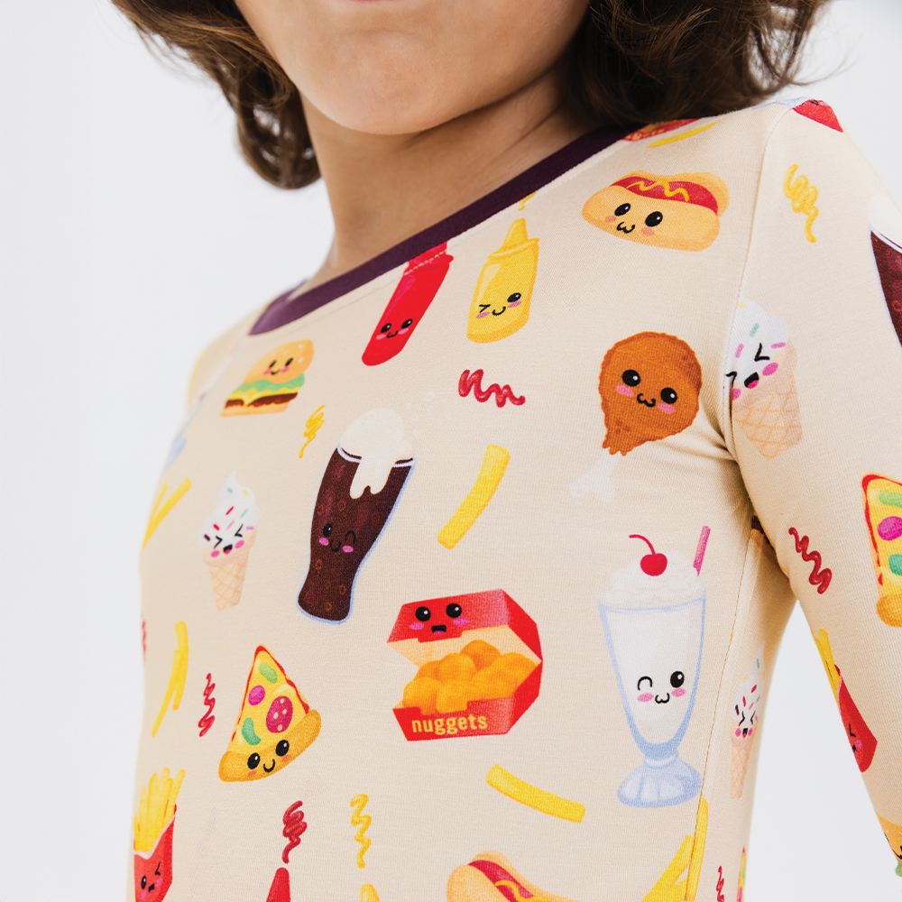 Blissful Bites Long Sleeve Pajamas