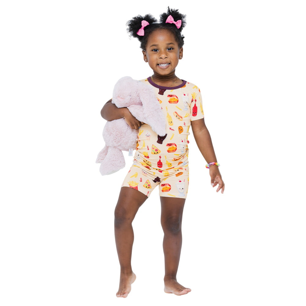 Blissful Bites Short Sleeve Pajamas
