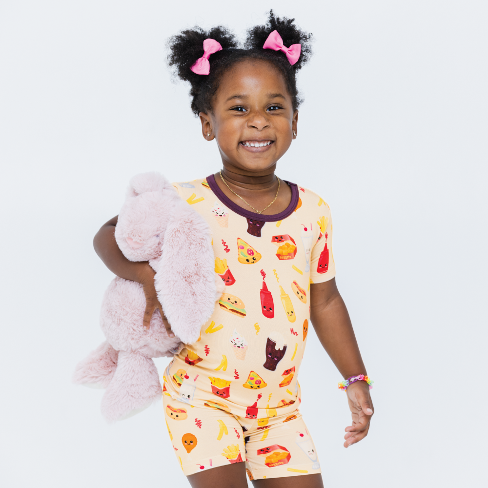 Blissful Bites Short Sleeve Pajamas