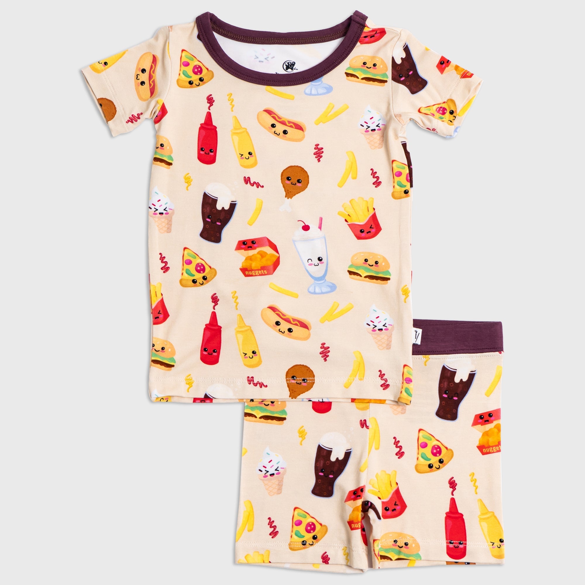 Blissful Bites Short Sleeve Pajamas