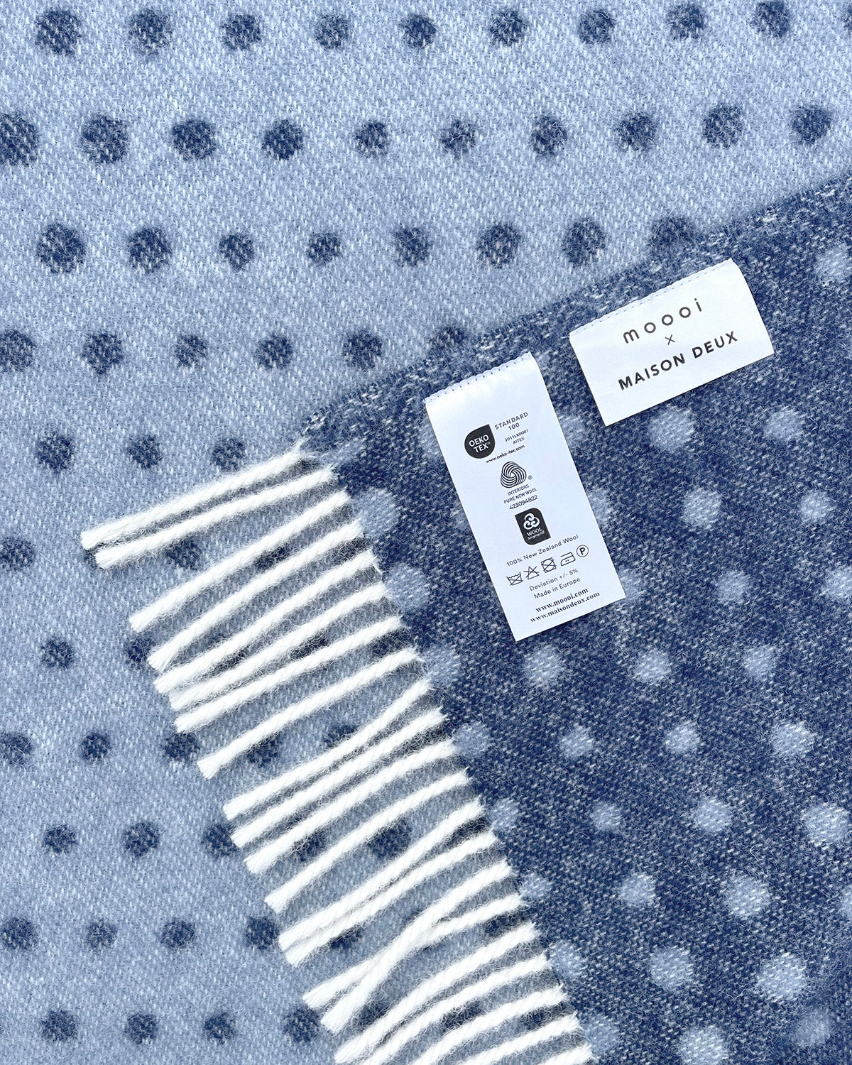 Blanket Moooi Blooming Seadragon Denim