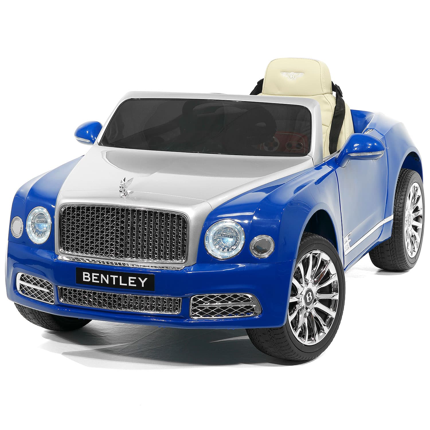 Bentley Mulsanne 12v Kids Ride On Car With Parental Remote Control | Blue