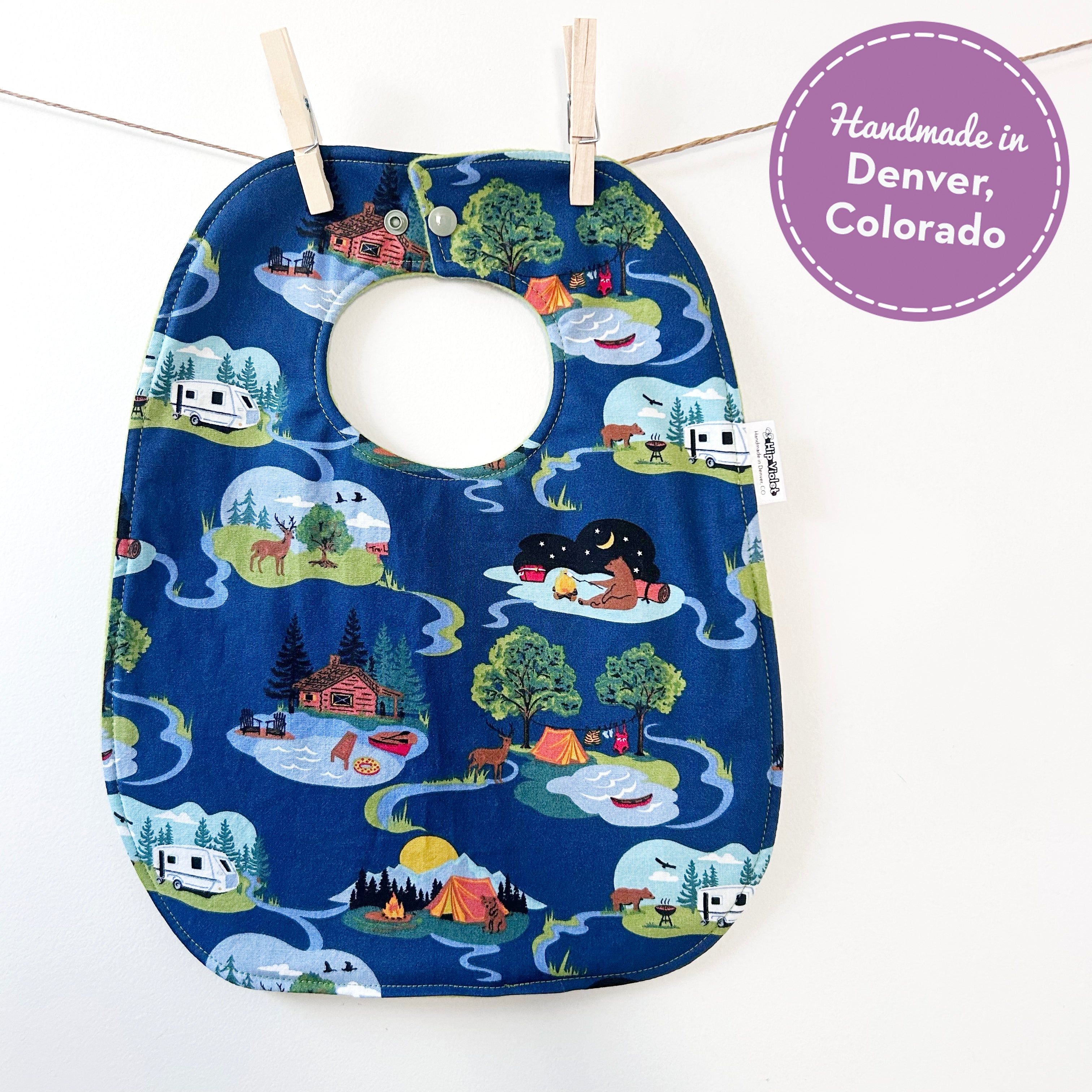 Camping Baby Bib